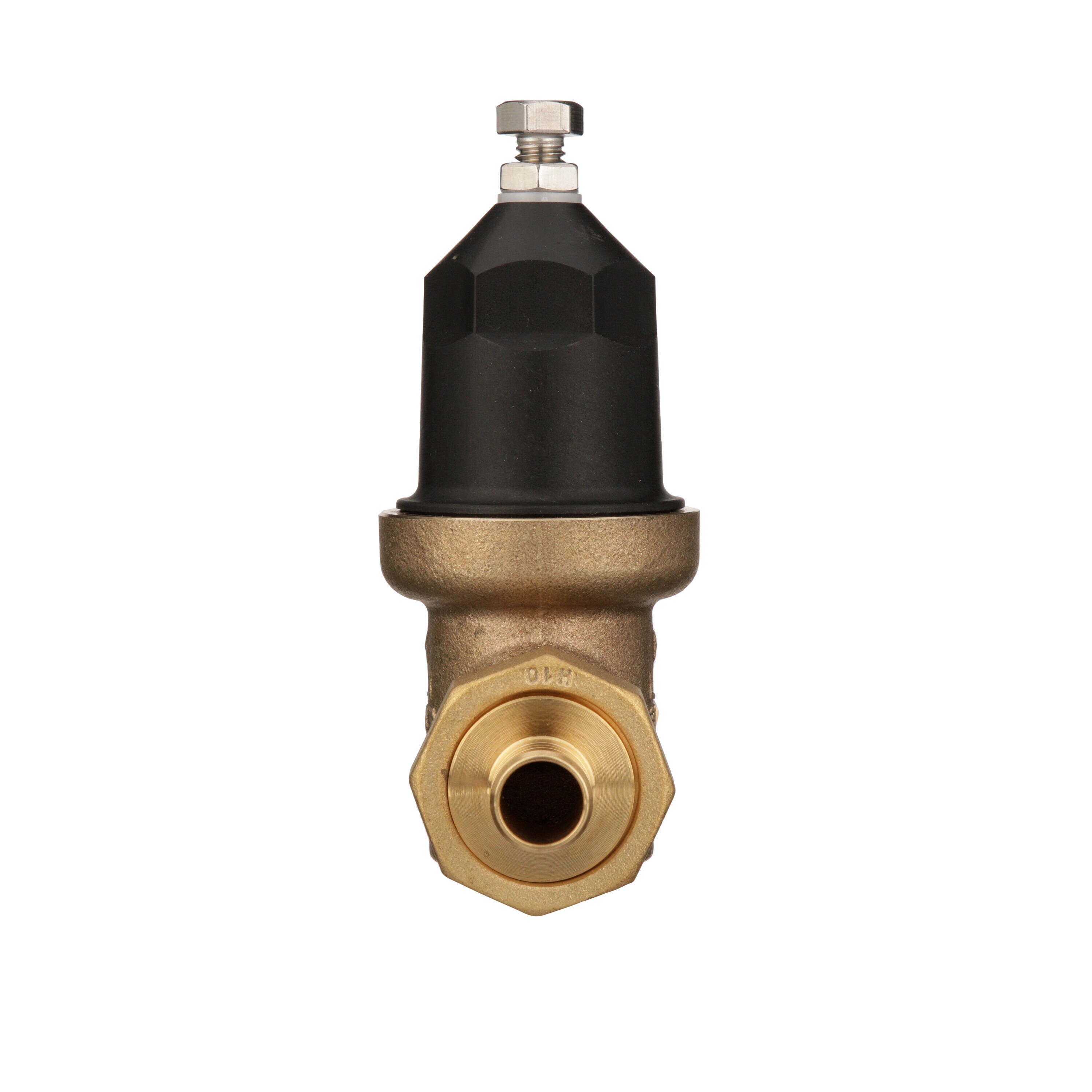 Apollo APXPRV34WG 3/4 in. Bronze Double Union PEX Water Pressure Regulator with Gauge