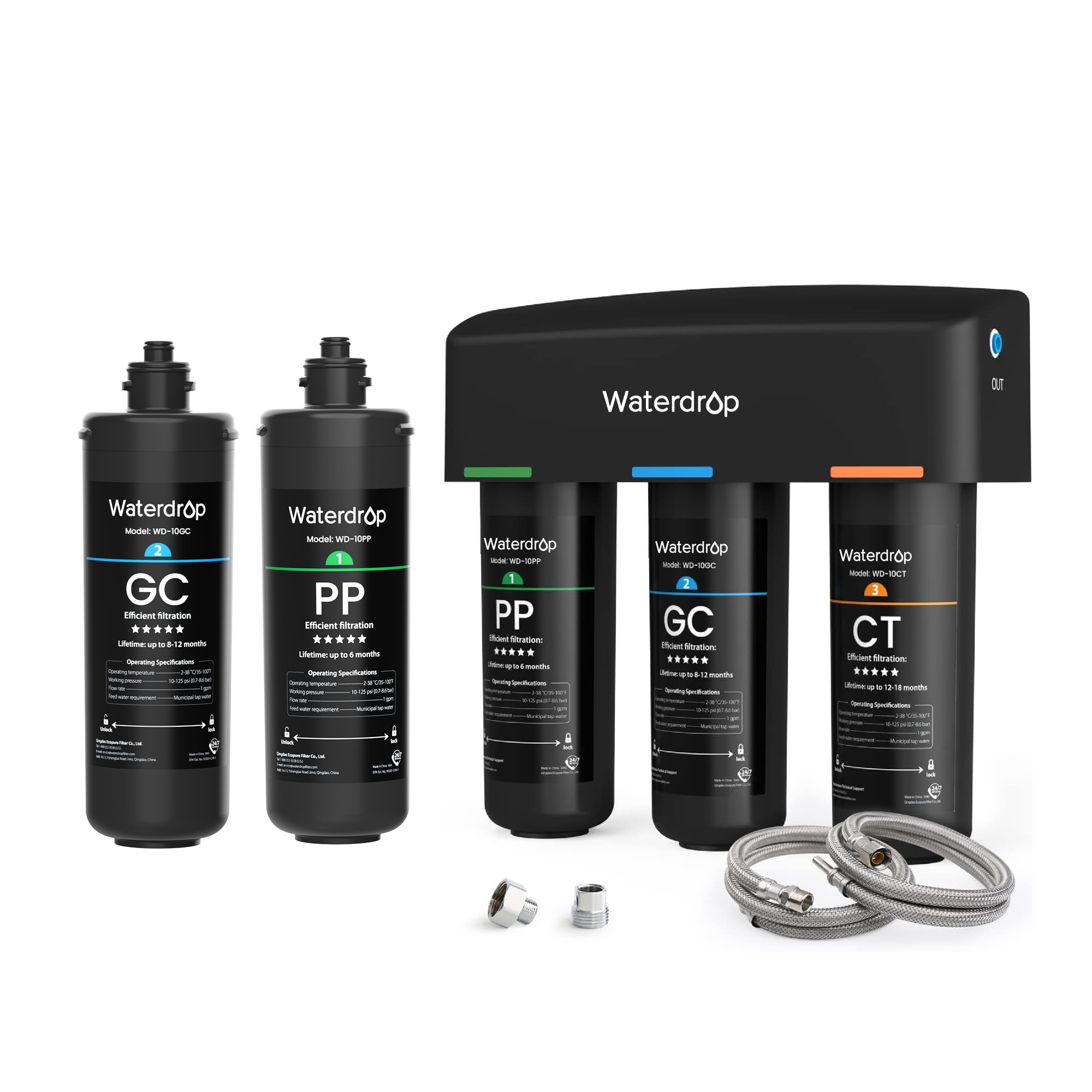 Waterdrop B-WD-TSA-PPGCST TSA 8-Layer Under Sink Water Filter System – a powerful solution for great-tasting water