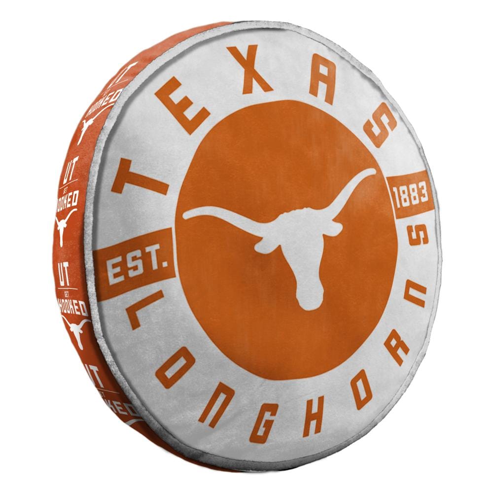 The Northwest Company Texas Longhorns Col 148 Cloud Pillow 15-in x 15 ...