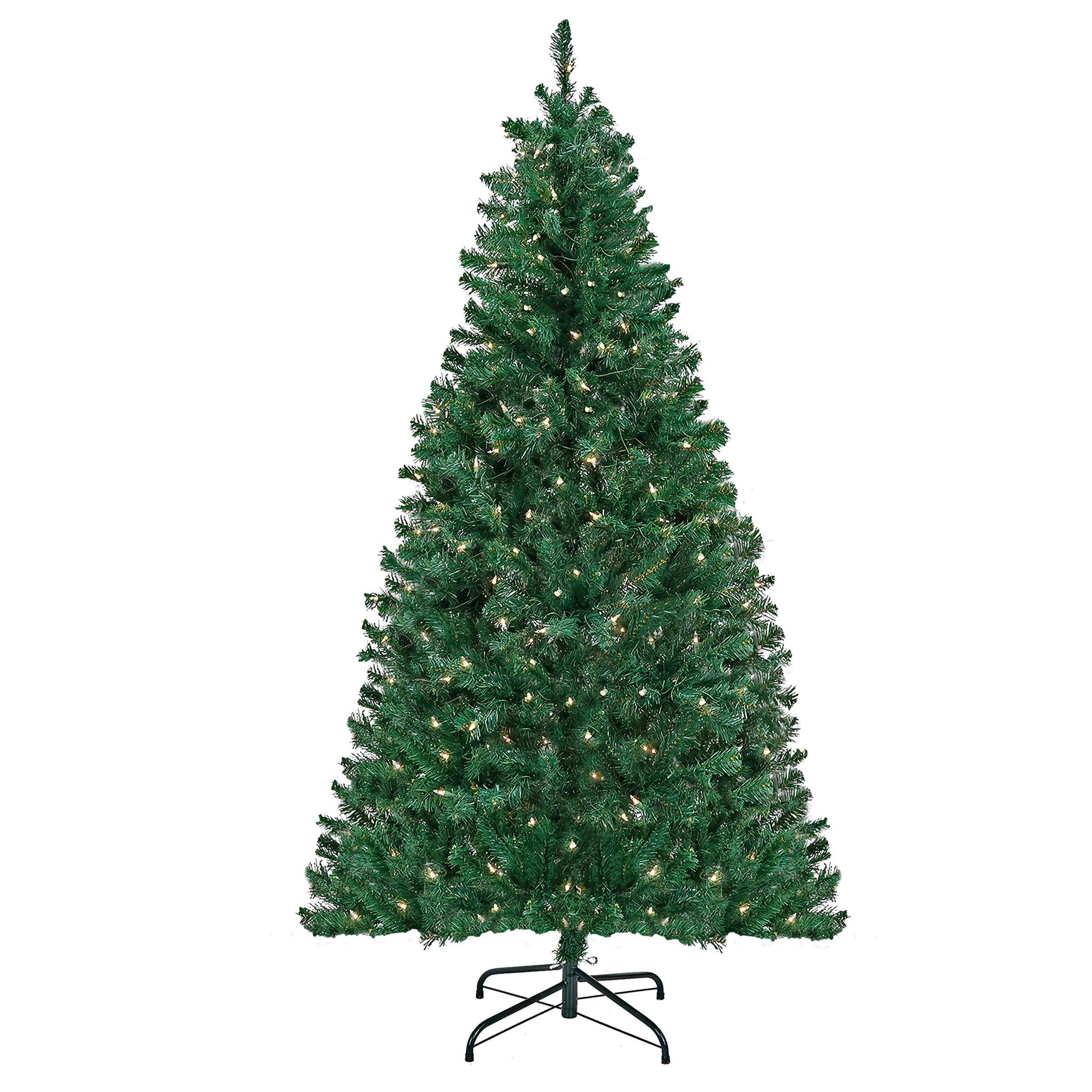 National Tree Company 6 Ft Pre Lit Slim Artificial Christmas Tree With