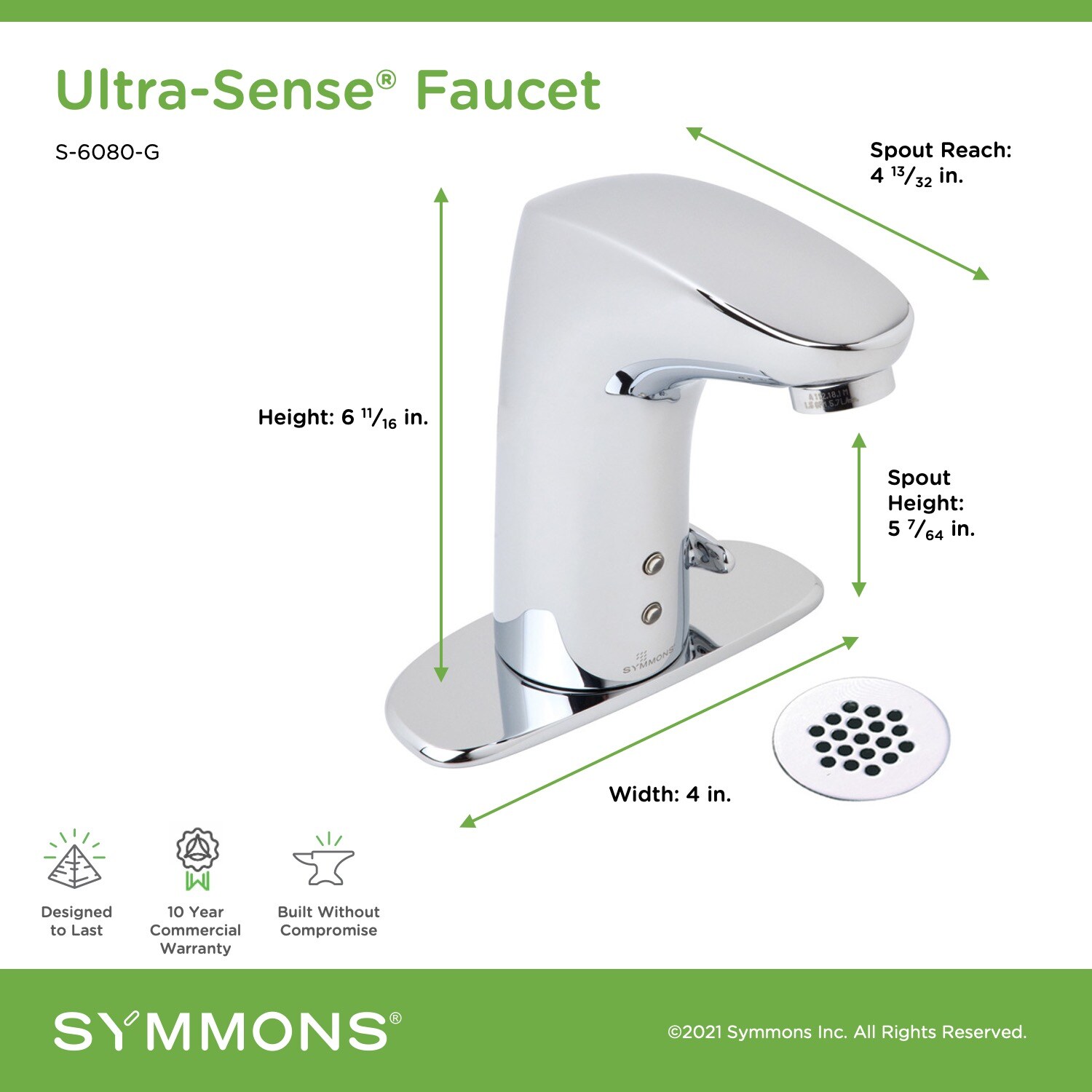 Symmons S-6080-G Lavatory-Faucets - View #4