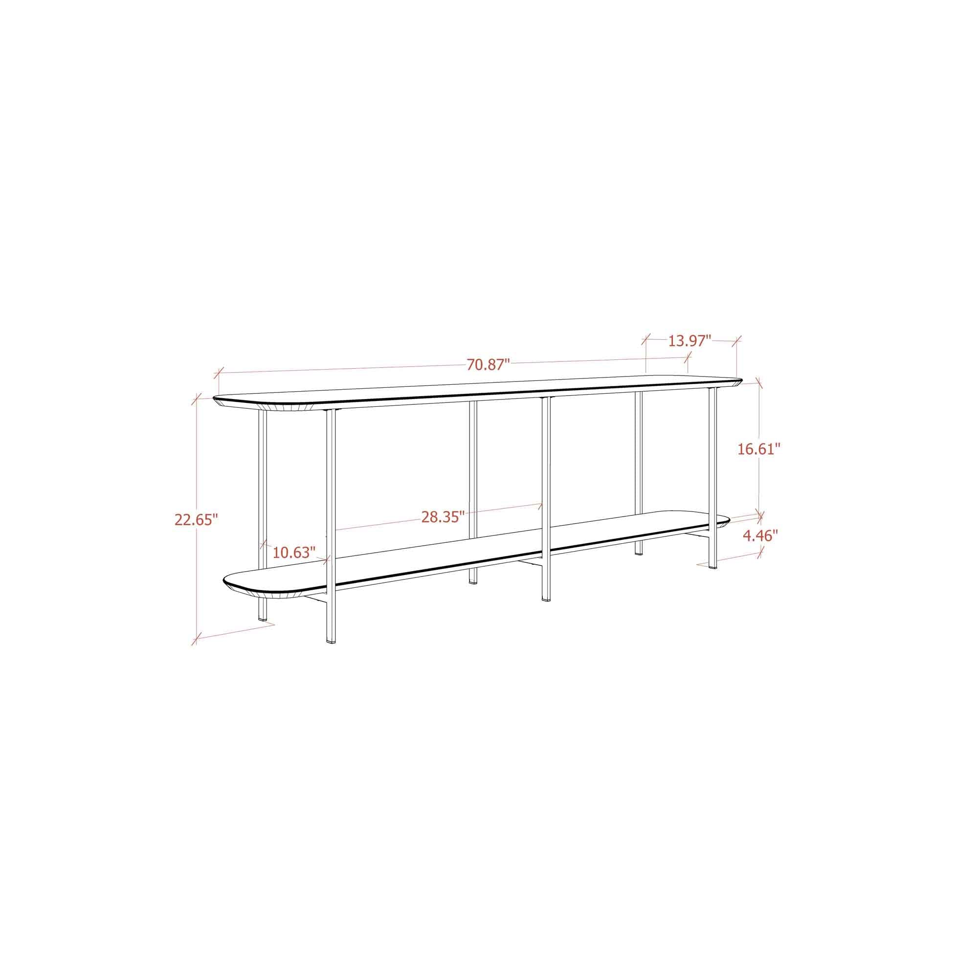 Manhattan Comfort 255552 Console-Sofa-Tables - View #3