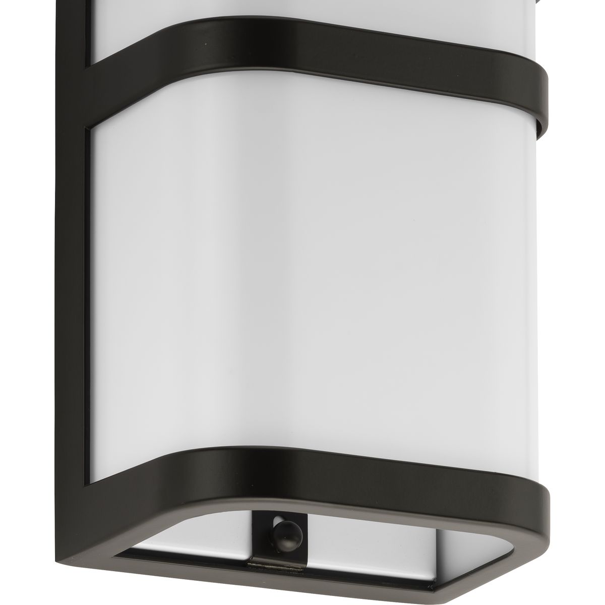 Architectural Bronze LED Outdoor Wall Lantern with Acrylic Shade