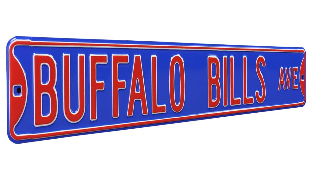 Authentic Street Signs Buffalo Bills Metal 6-in H x 36-in W Sports