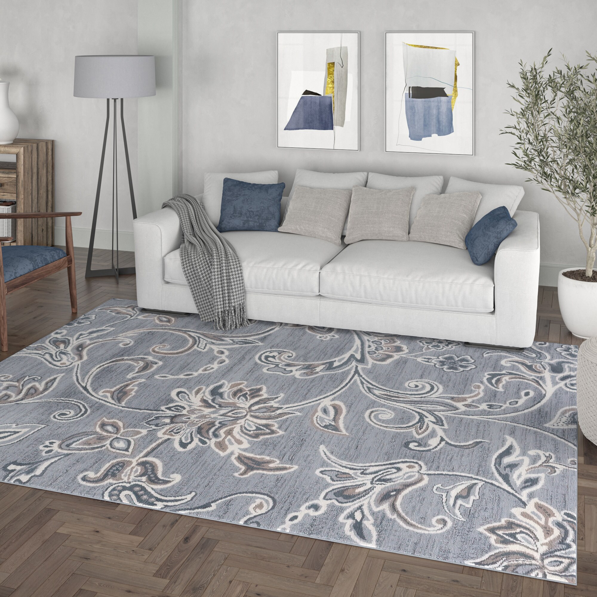 Tayse MDN3509 2X8 rugs - View #9