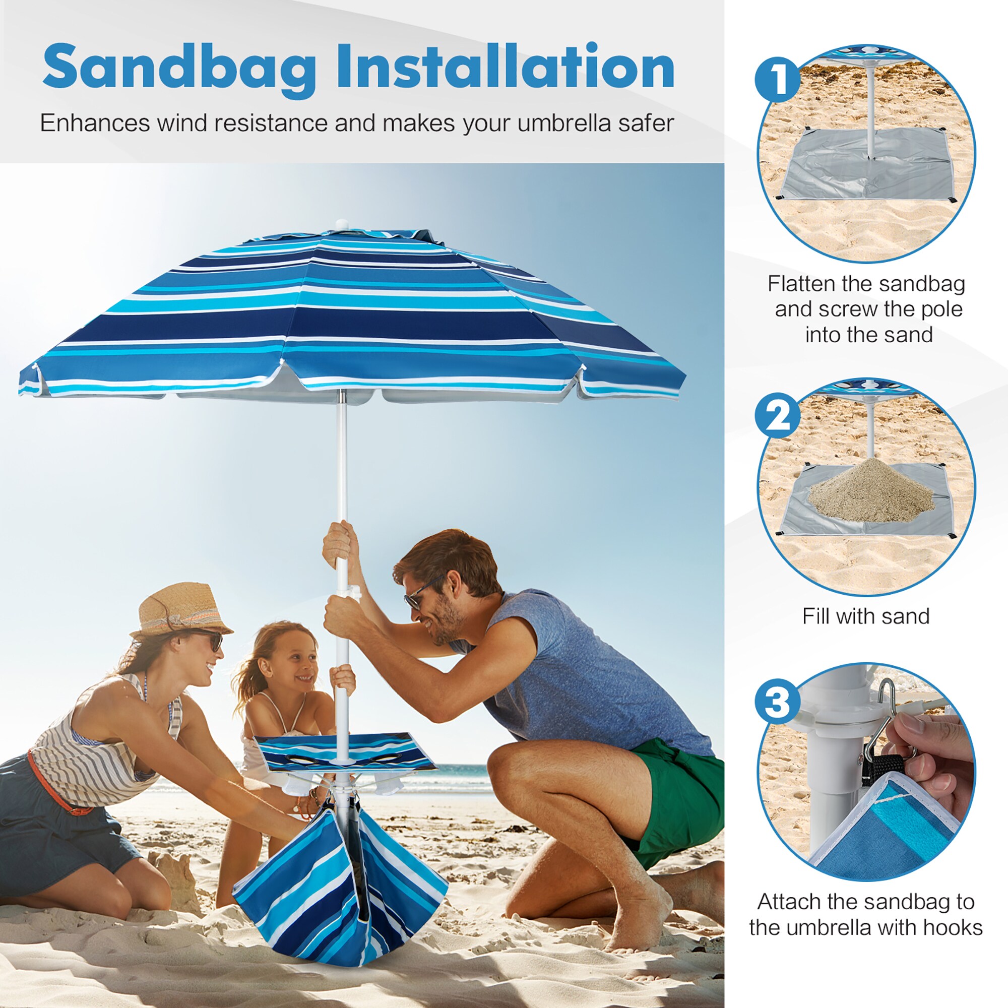 Costway NP10840NY Umbrellas-2 - View #4