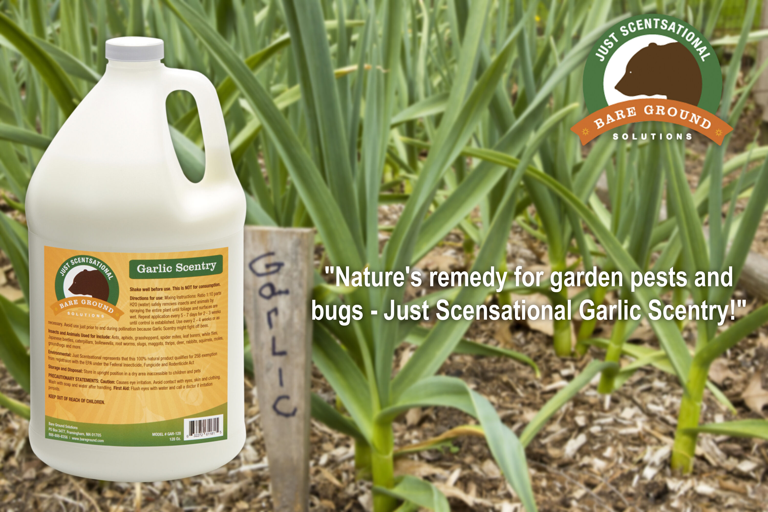 Just Scentsational Bare Ground Solutions GAR-128 Insect-Repellent - View #3