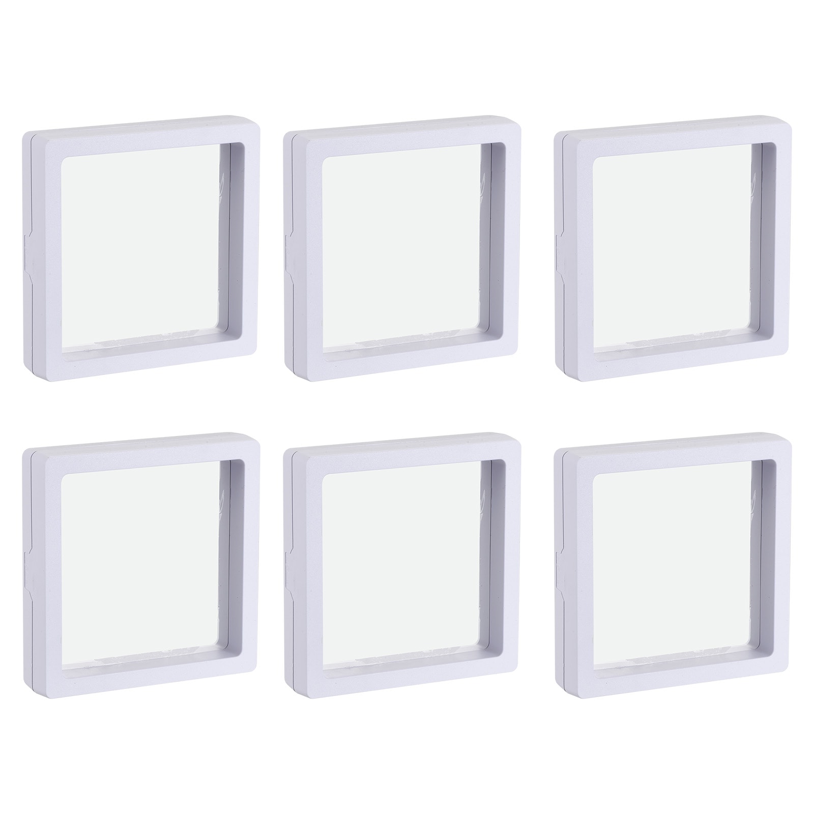 Unique Bargains Floating Frame Display Holder Stand 3D Jewelry Display ...