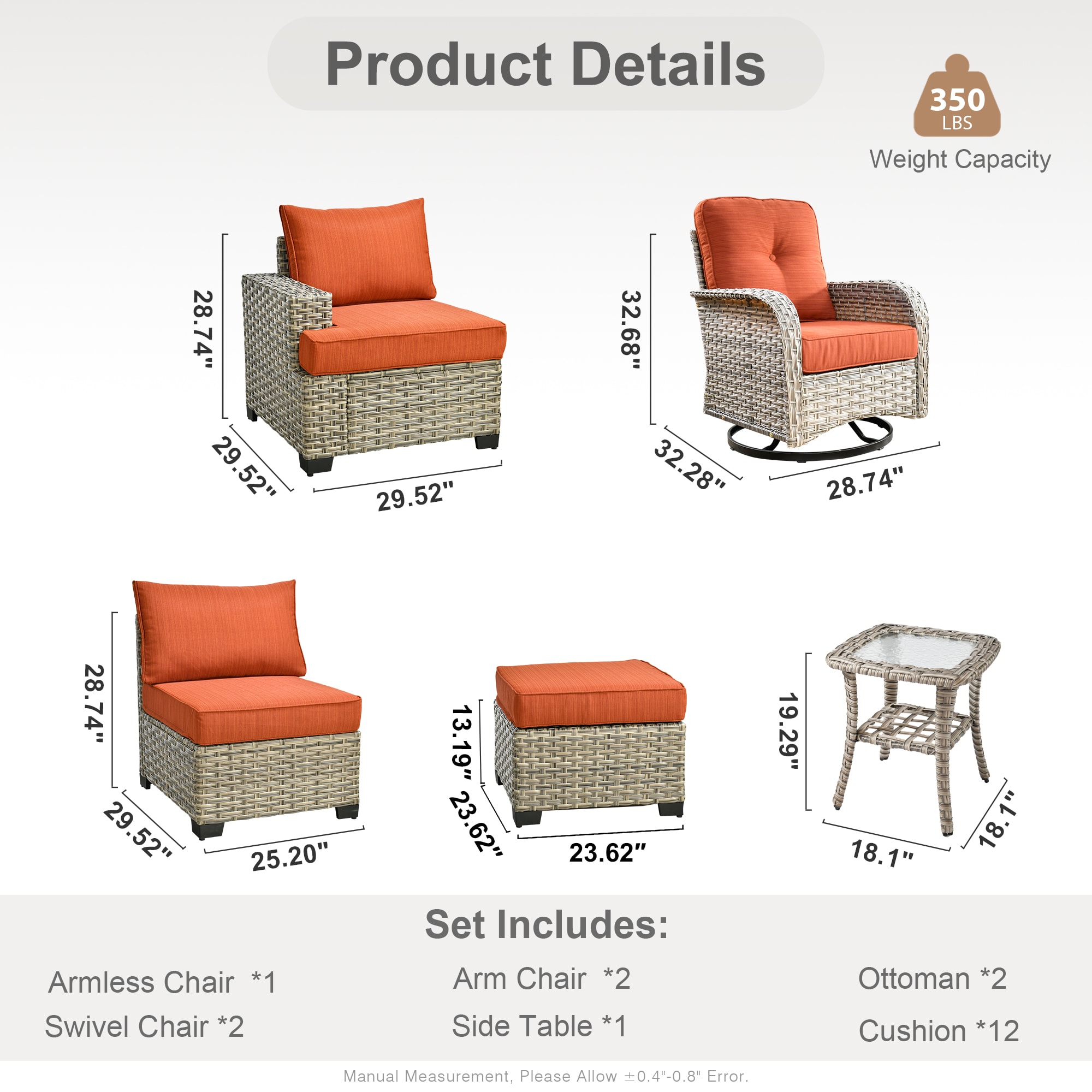 Caodoc L5-VYZTBS808-1 Patio-Sofas-Daybeds - View #7