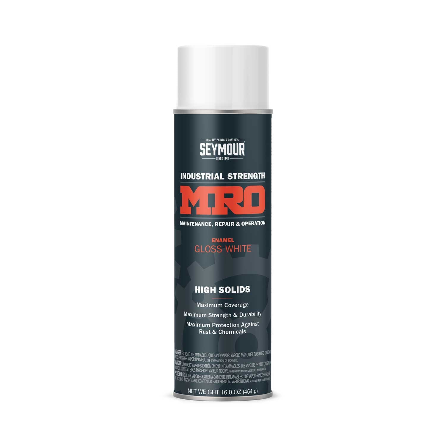 SEYMOUR 0006201413 6 -Pack High-gloss Gloss White Enamel High Heat Spray primer ( NET WT. 17-oz )