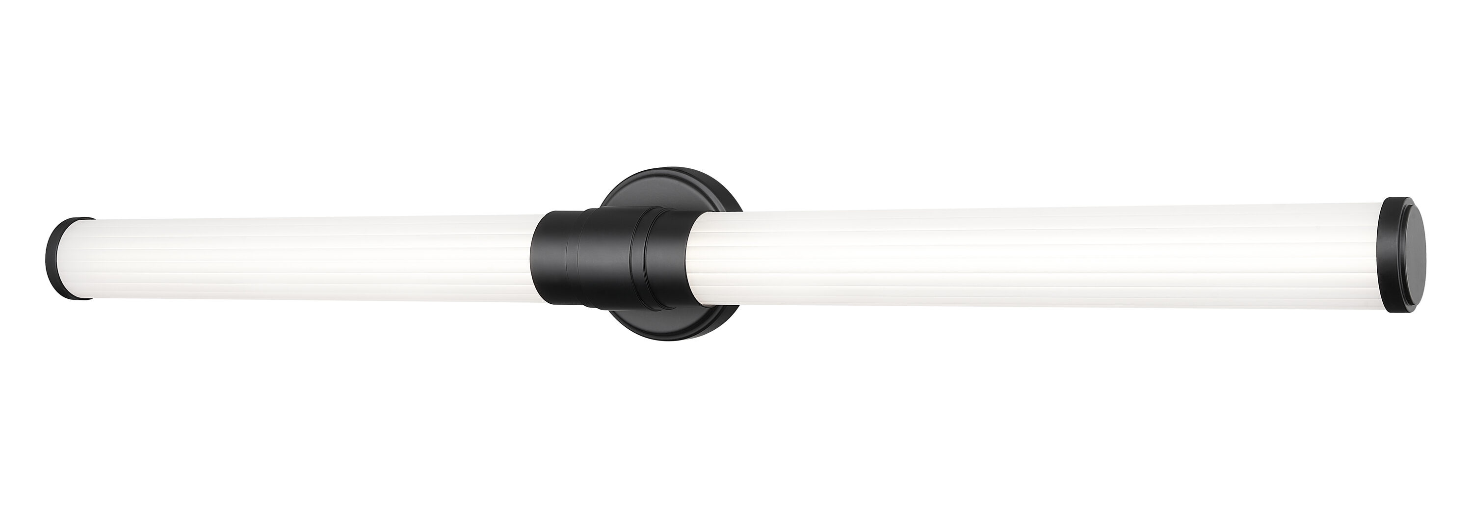 Z-Lite 1020-40W-MB-LED Warwick 40.25-in 1 -Light Matte Black Integrated LED Transitional Vanity light