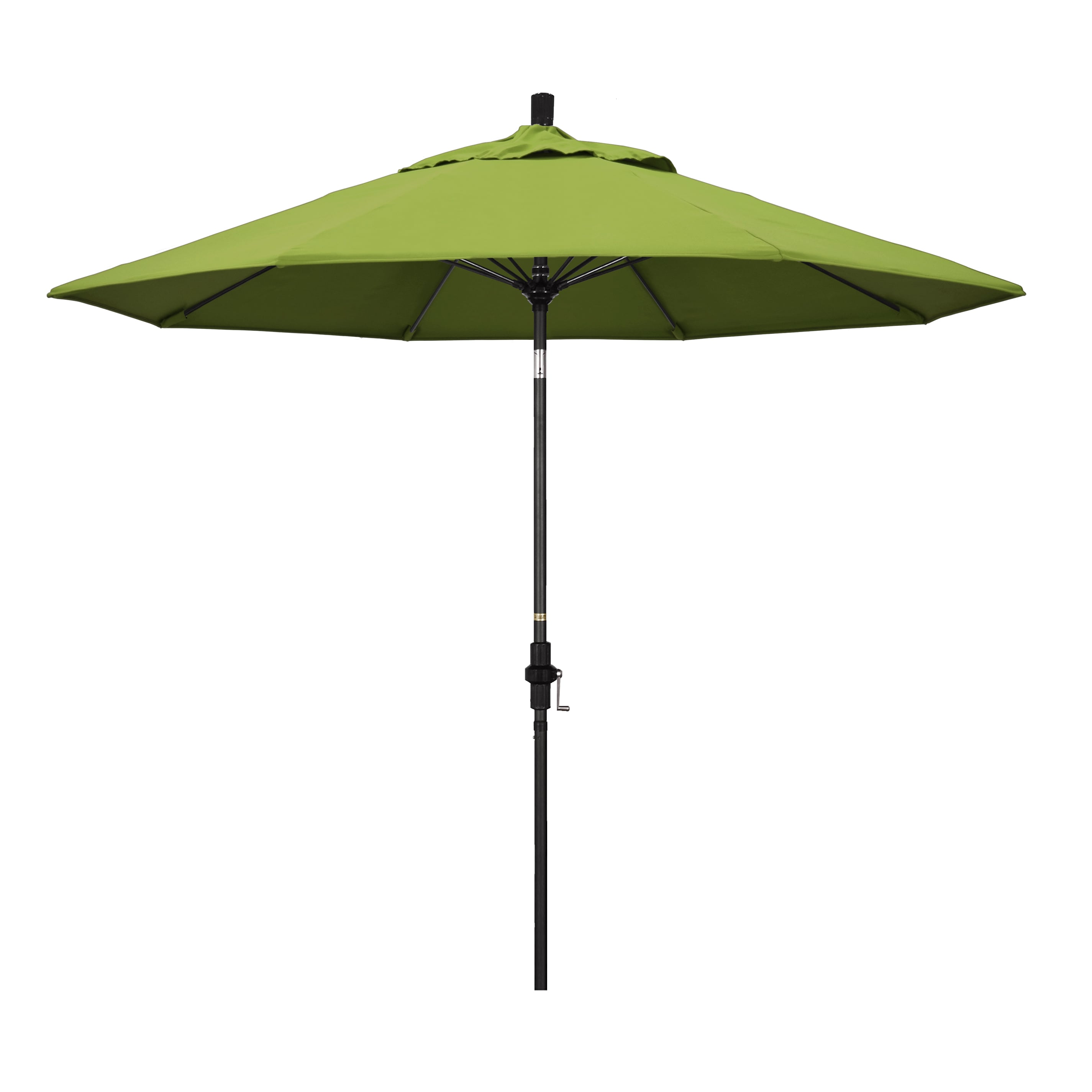 California Umbrella GSCUF908705-5429 9-ft Aluminum Green Auto-tilt Market Patio Umbrella