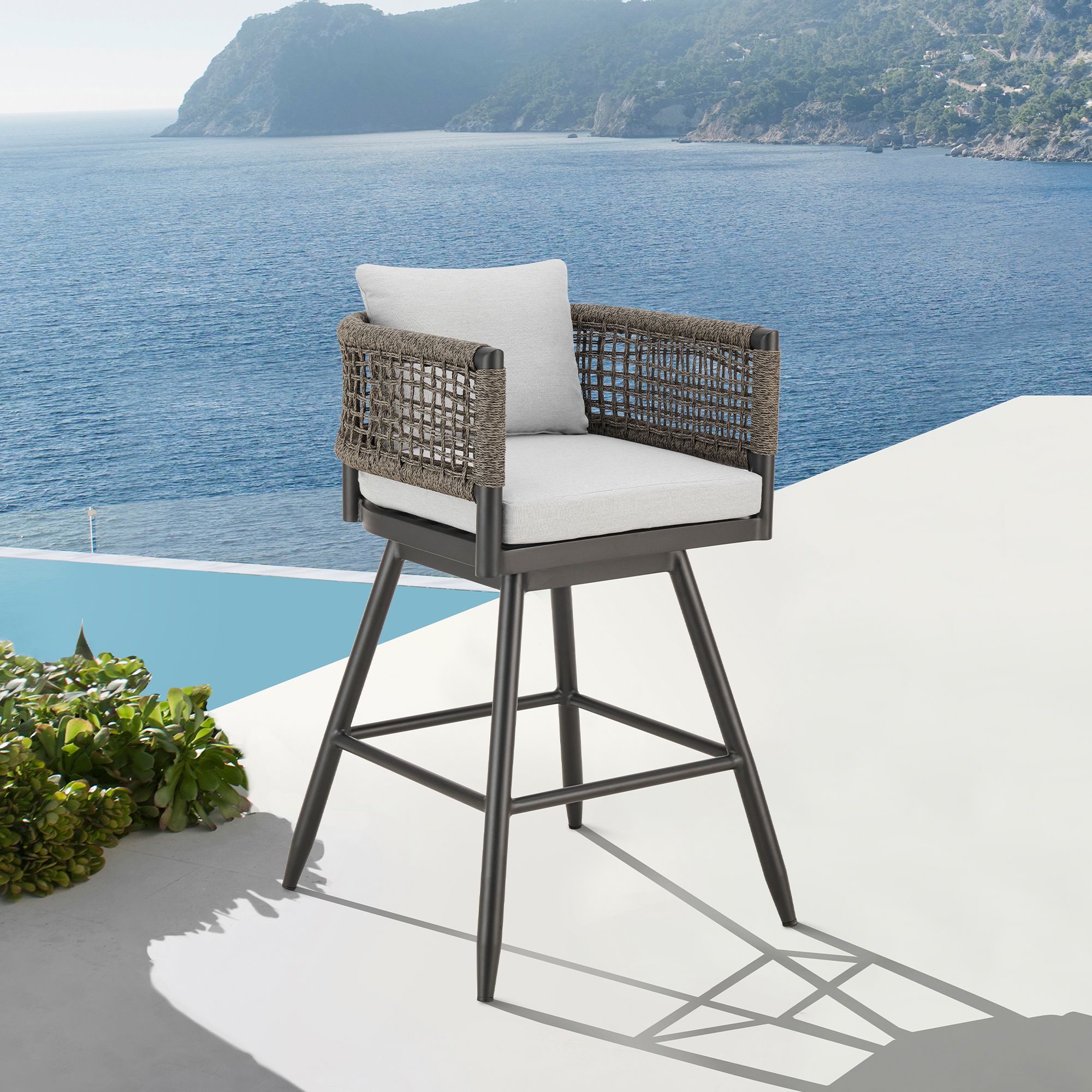 Armen Living LCAFSWBABL30 stools - View #4