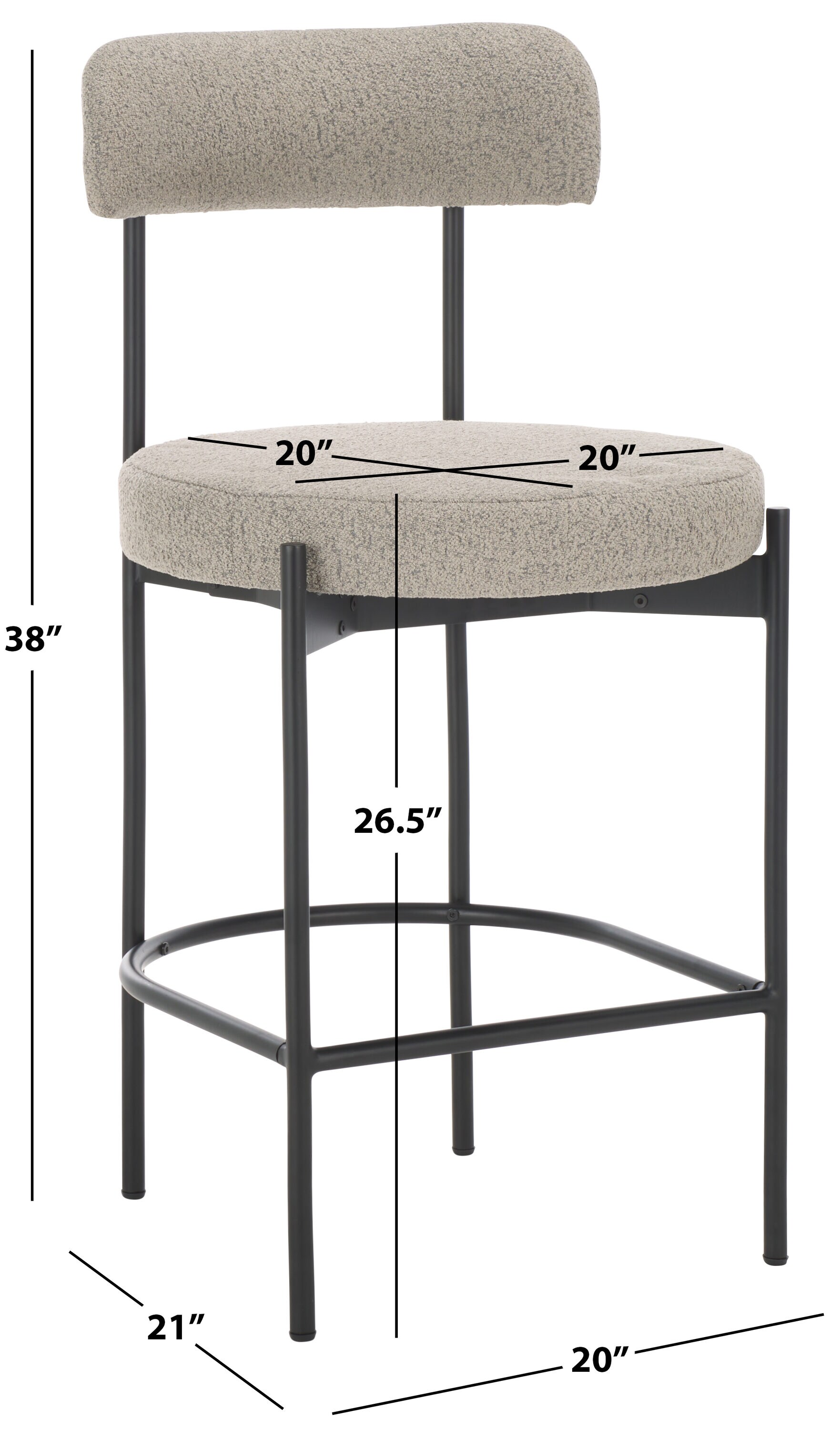 Safavieh BST3900A-SET2 stools - View #6