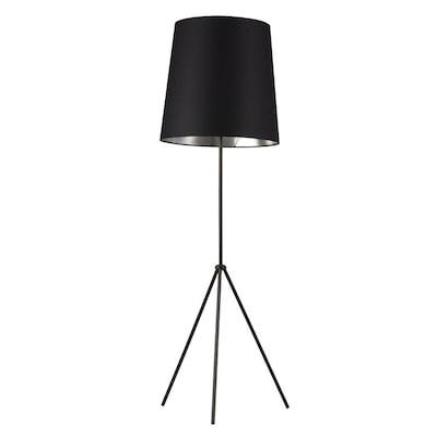 Matte Black Tripod Floor Lamp, Oversized Floor Lamp