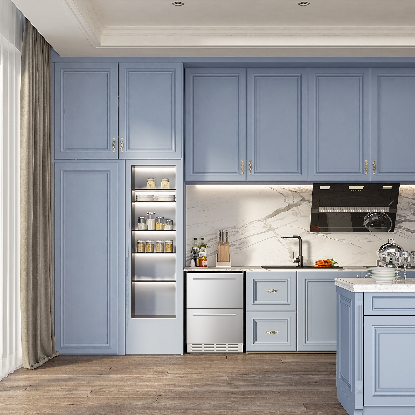 COWSAR LSRF-F58145 Drawer-Refrigerators - View #2