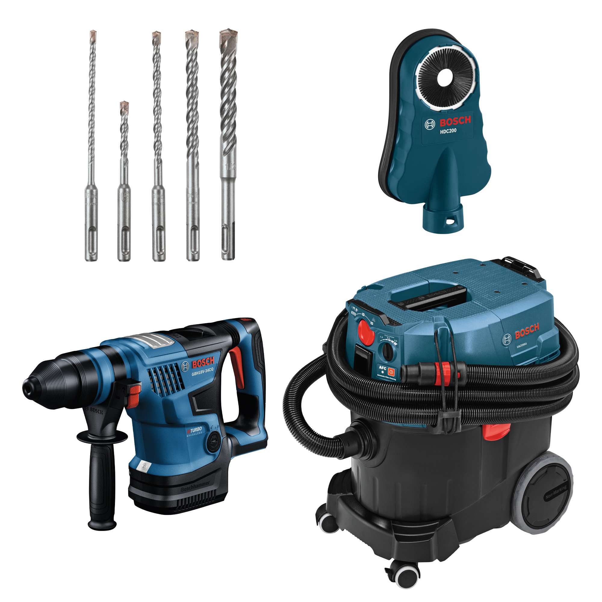 Shop Bosch GBH18V-34CQN 18V PROFACTOR™ SDS-plus Bulldog™ 1-1/4 In ...