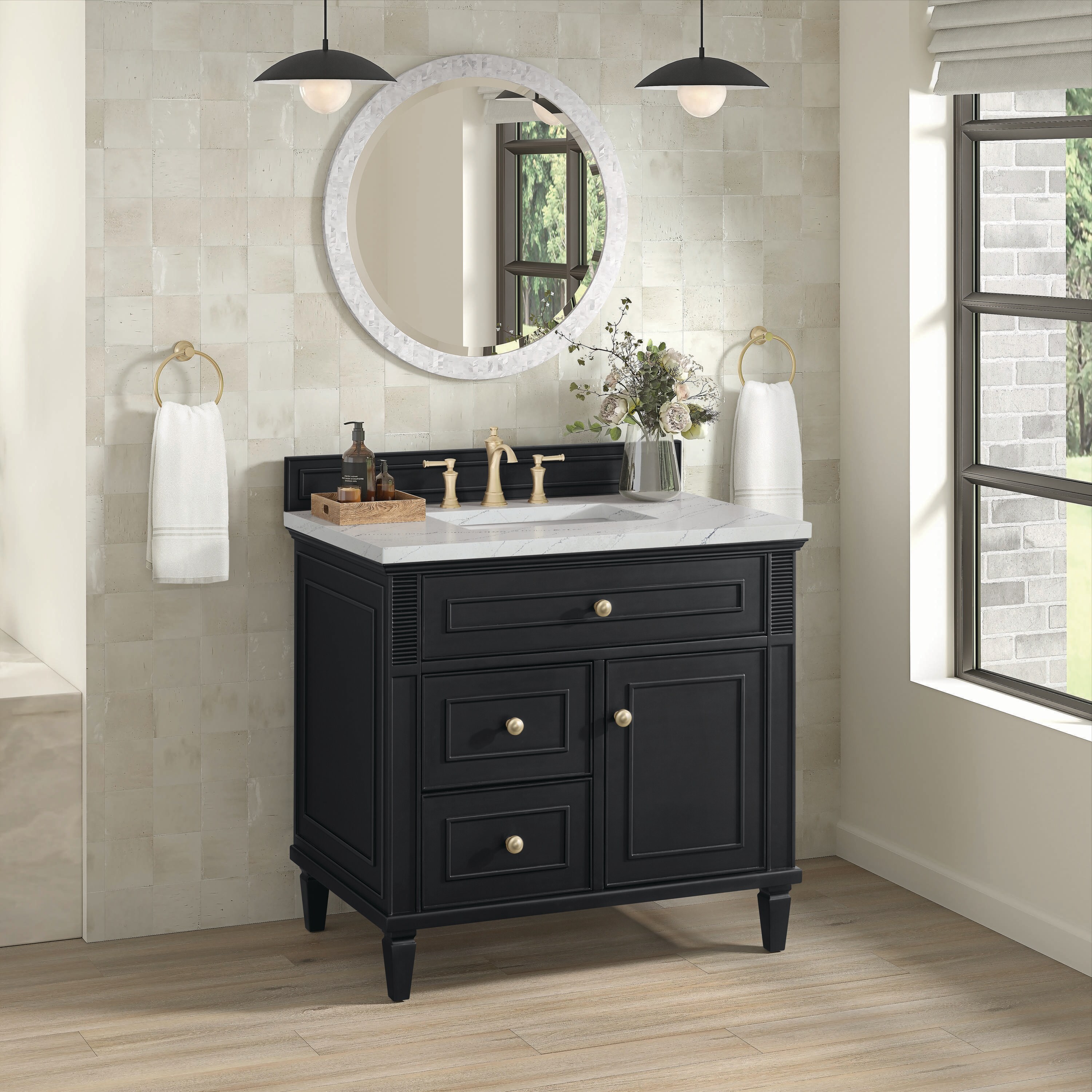 James Martin Vanities 424-V36-BKO-3ENC Bath-Vanity-Combo - View #3