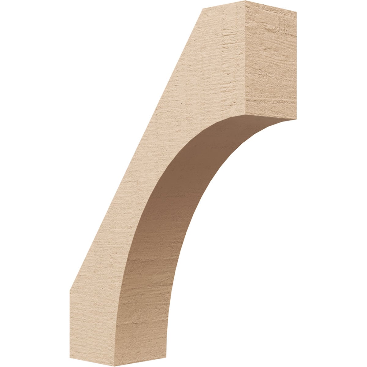Ekena Millwork BRCUR03X10X14WTLRCPR 3-in x 14-in x 10-in Primed Urethane
