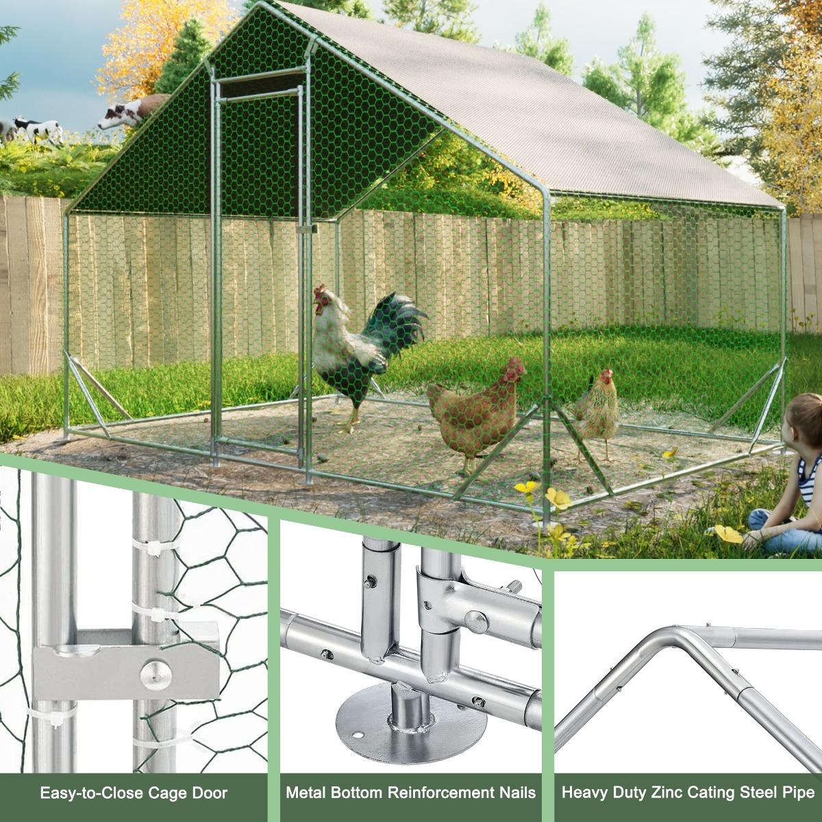 KEOKLE W2505P184736 Chicken-Coops-Rabbit-Hutches - View #6