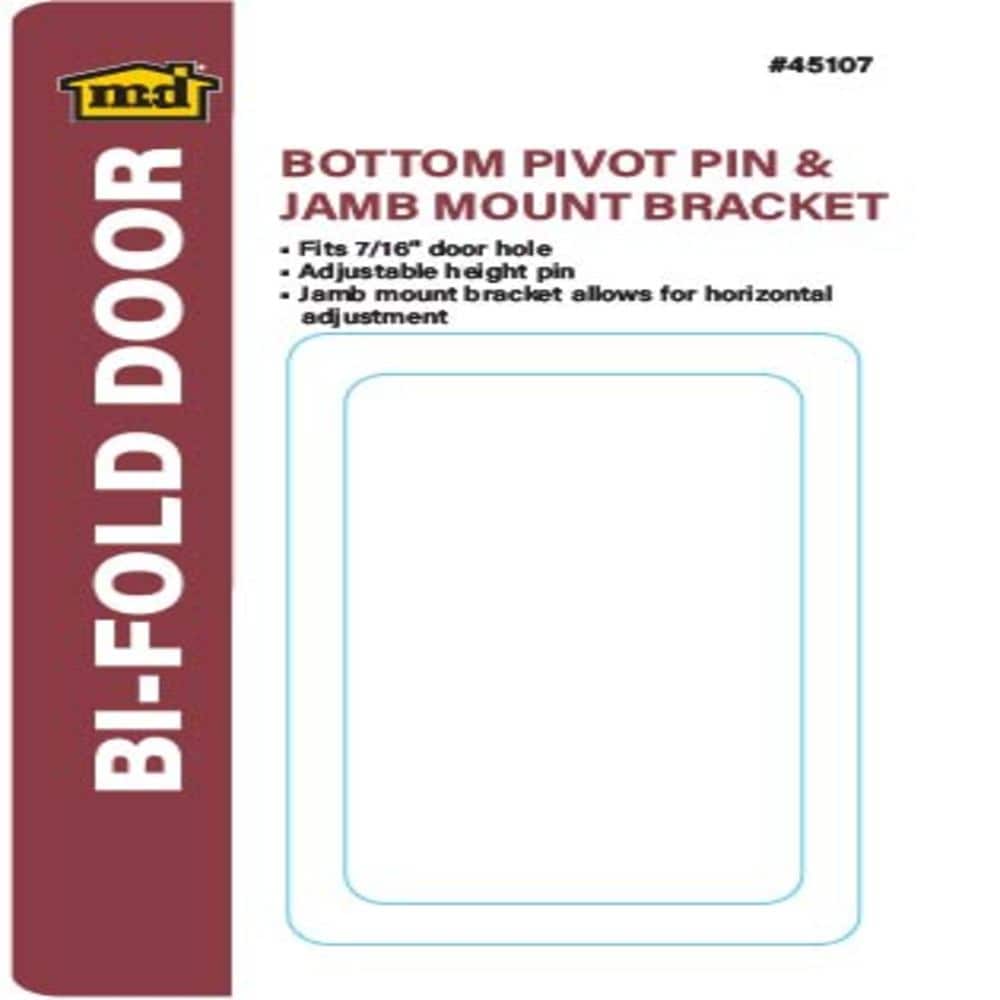 M-D 45107 Bifold-Closet-Door-Pivot-Brackets - View #5