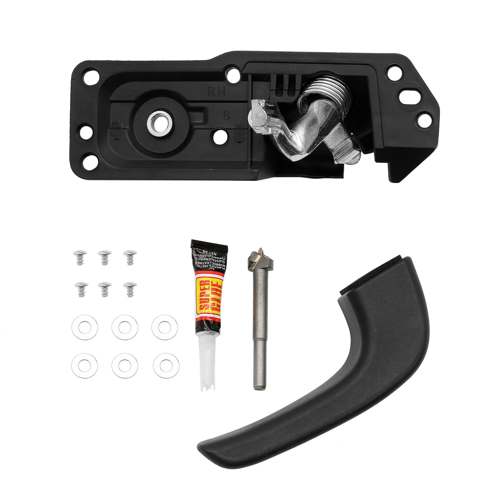 Phyfalip Interior Door Handle Kit Front Rear Right Passenger Side for ...