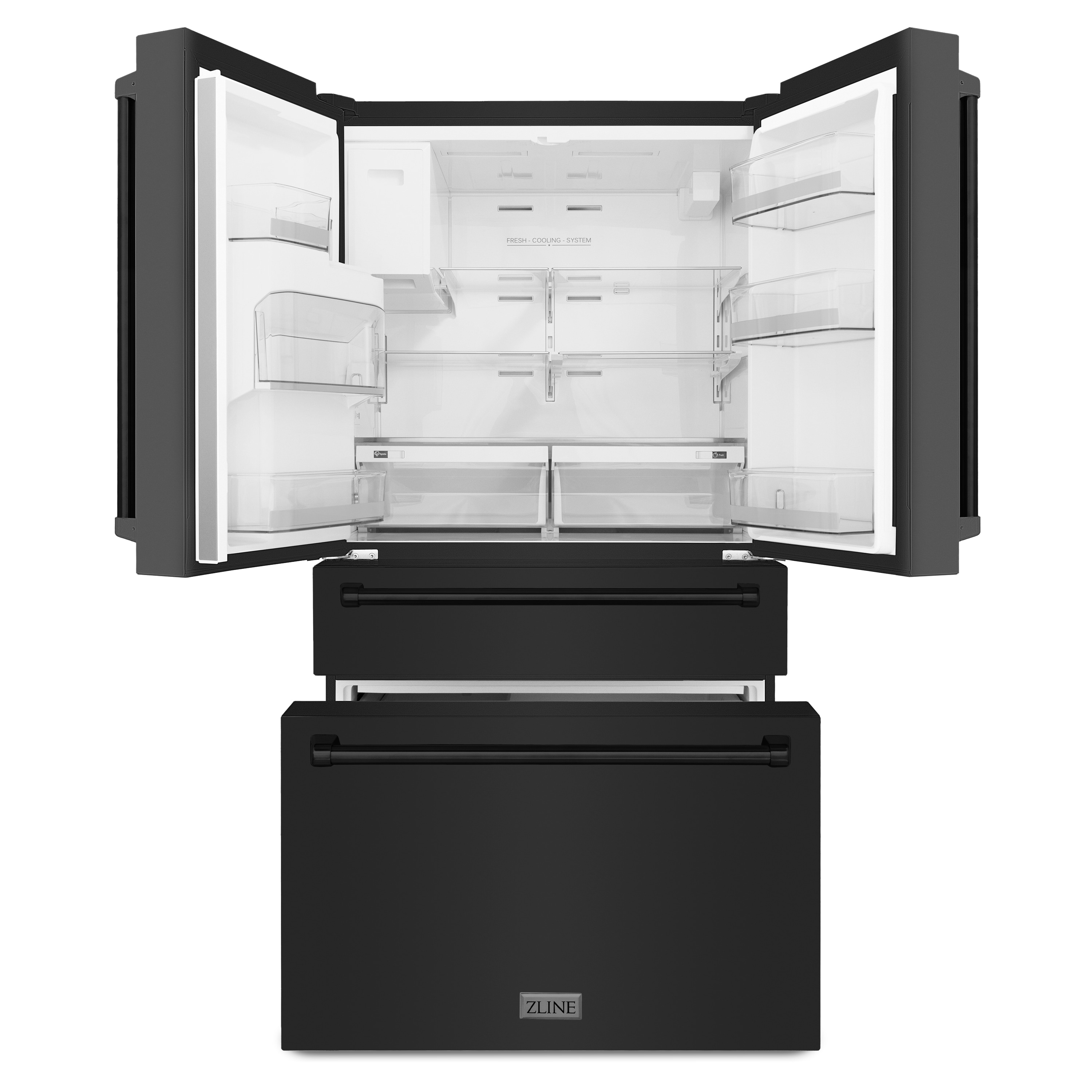 ZLINE KITCHEN & BATH RFM-W-36-BS French-Door-Refrigerators - View #2