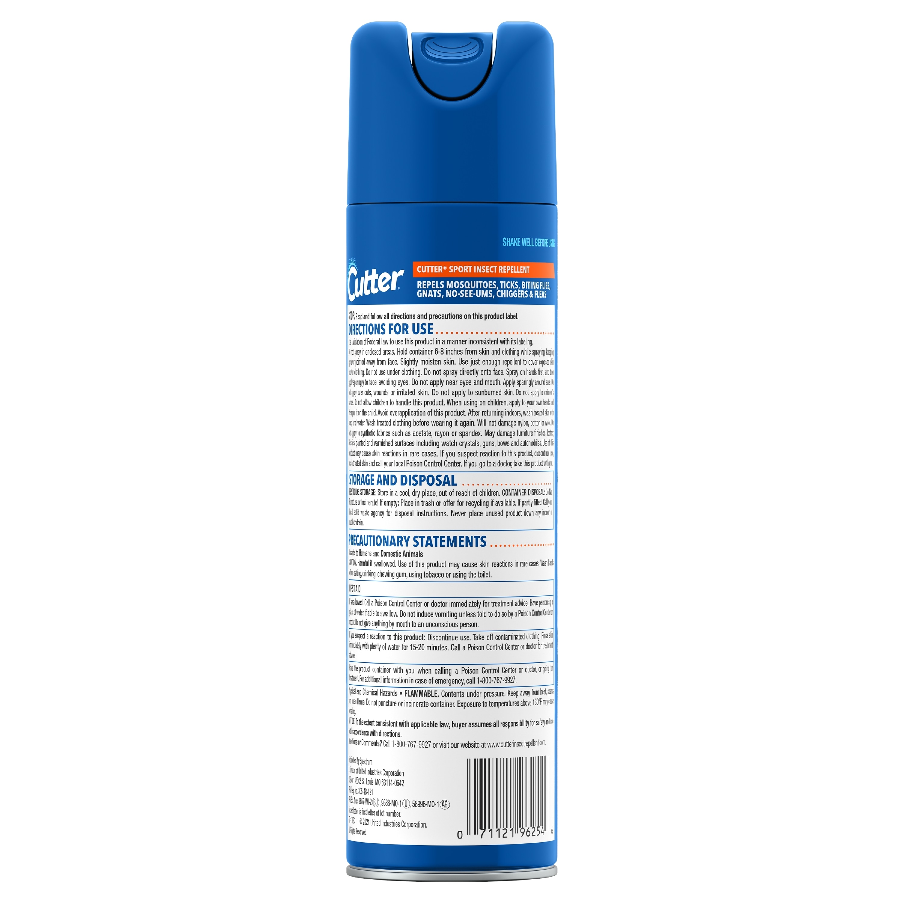 Cutter 4-oz Dry Insect Repellent Aerosol Unscented All Purpose Outdoor Bug  Spray