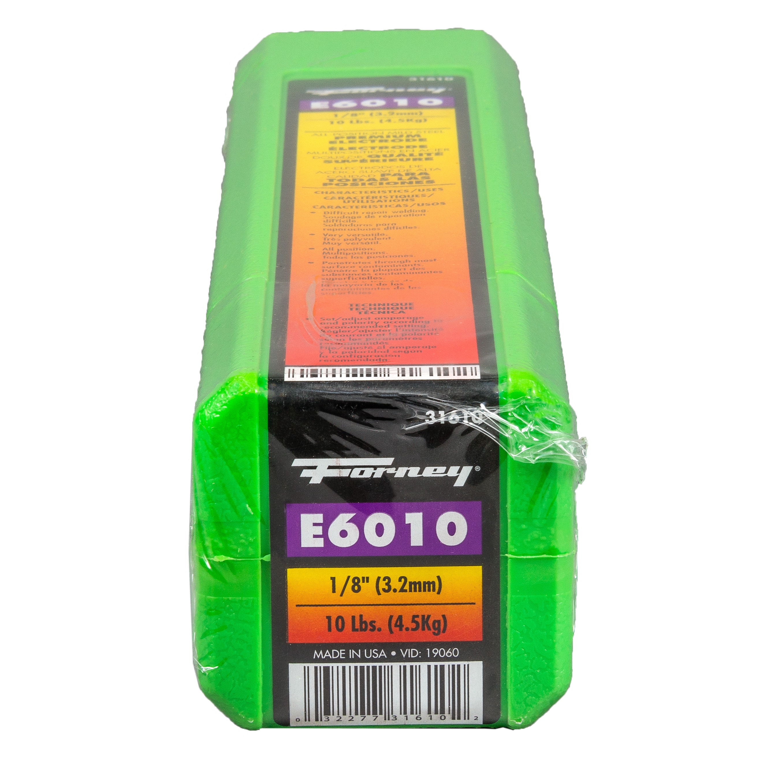 Forney 31610 1/8-in Stick electrode All position 10 lbs