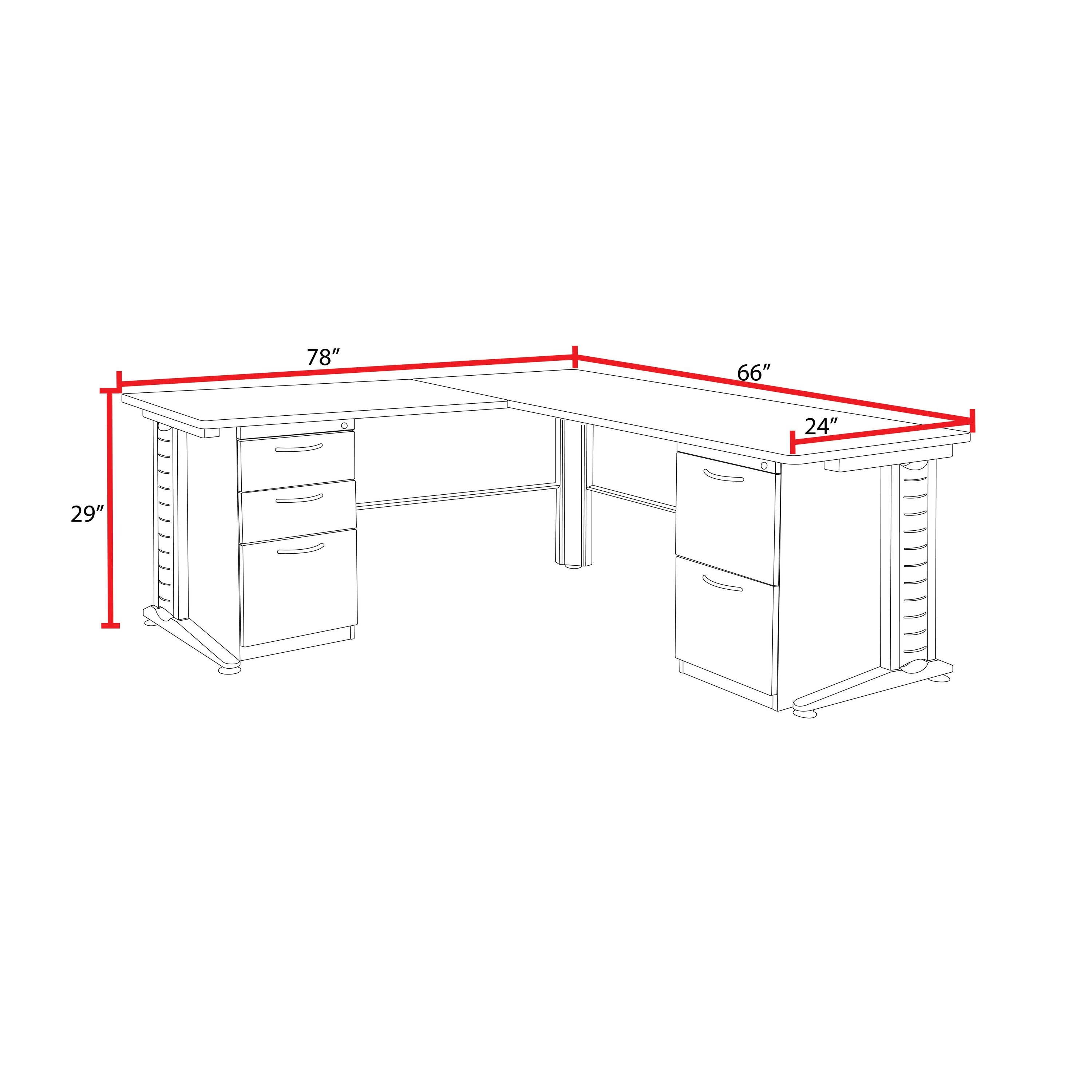 Regency MLD663048MH desks - View #8