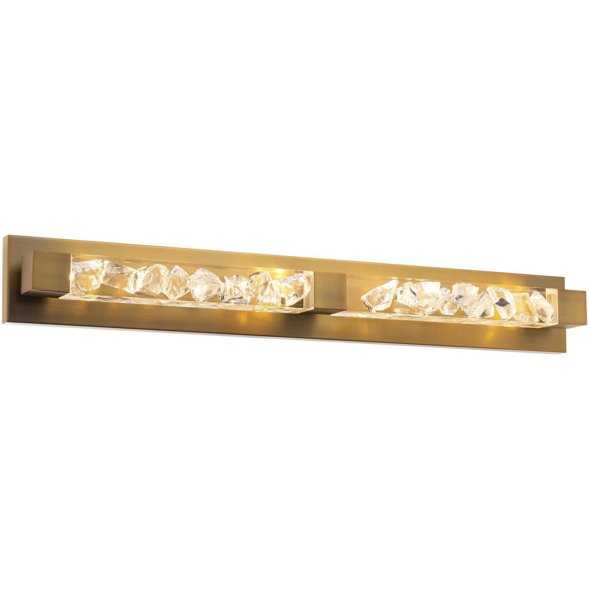 Modern Forms WS-84334-AB Terra 2 Light 34 inch Aged Brass Vanity Bath Light Wall Light