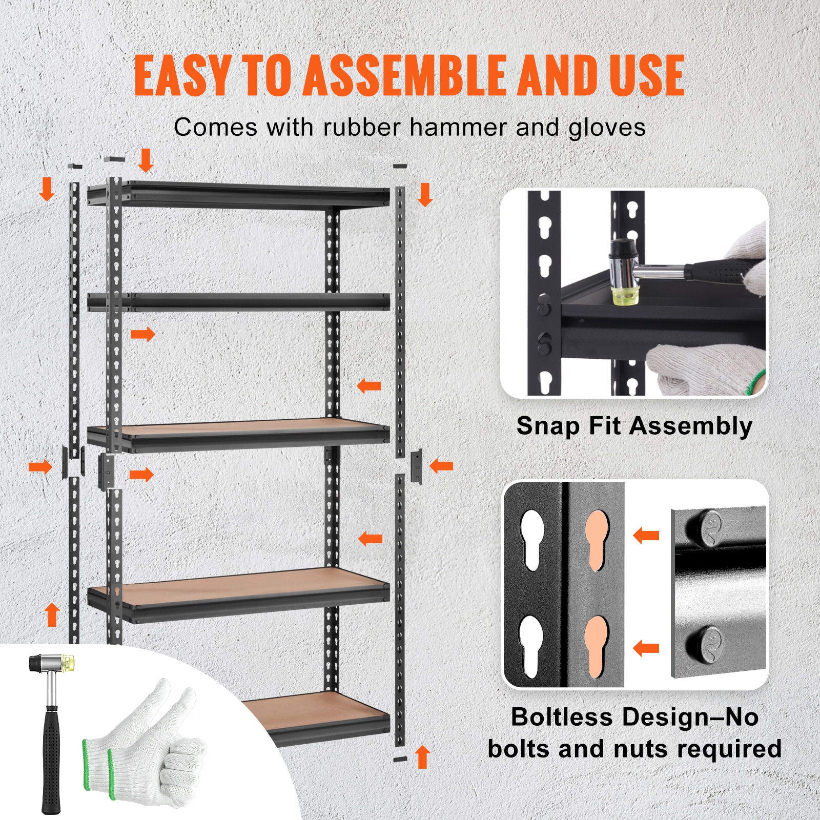 Wooakway FXLS0604-602Z211 Free-Standing-Shelving - View #4