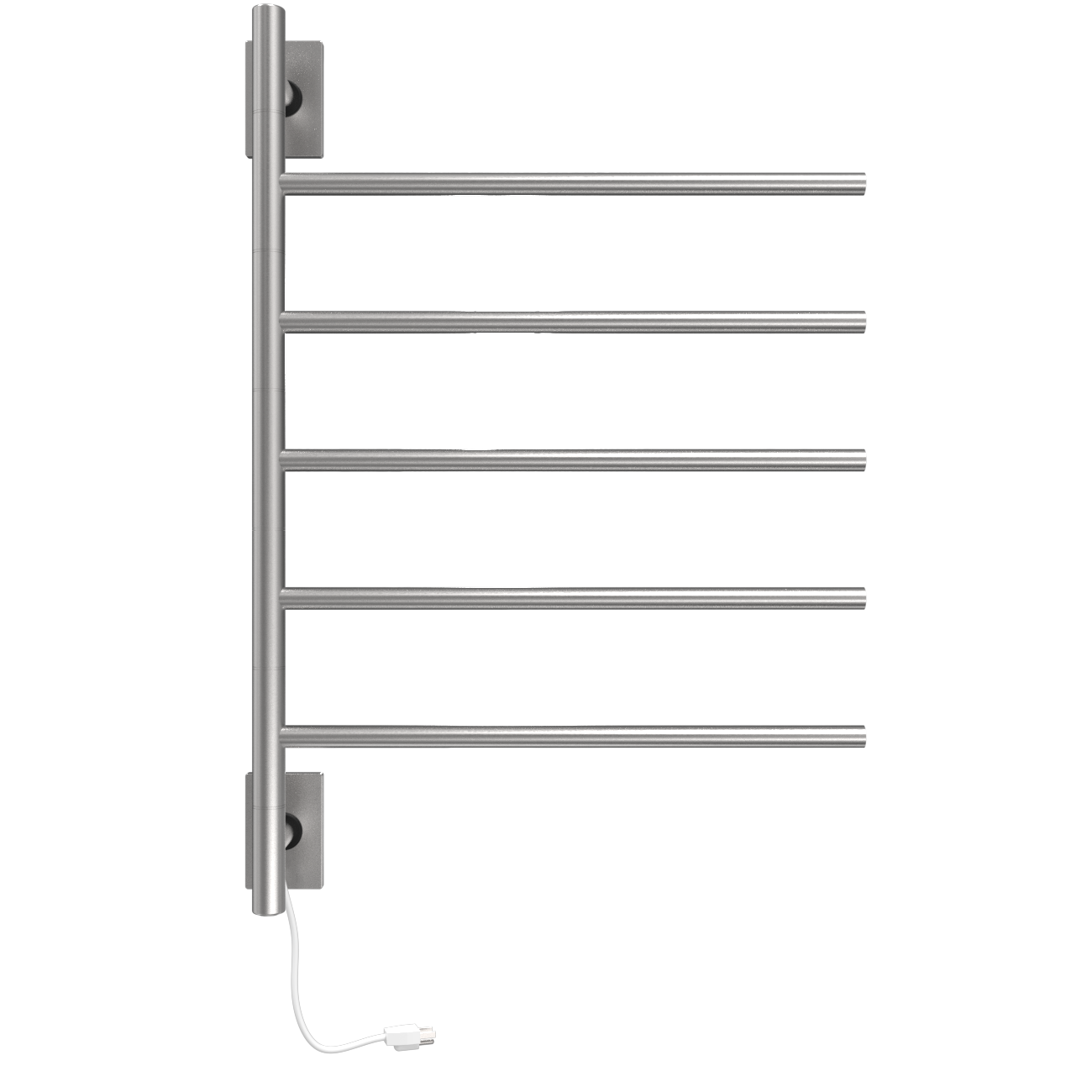 Amba Products SB5-B Brushed Stainless Hardwired/Plug-in Wall mount Towel Warmer 4.5-in x 24.5-in x 34.625-in
