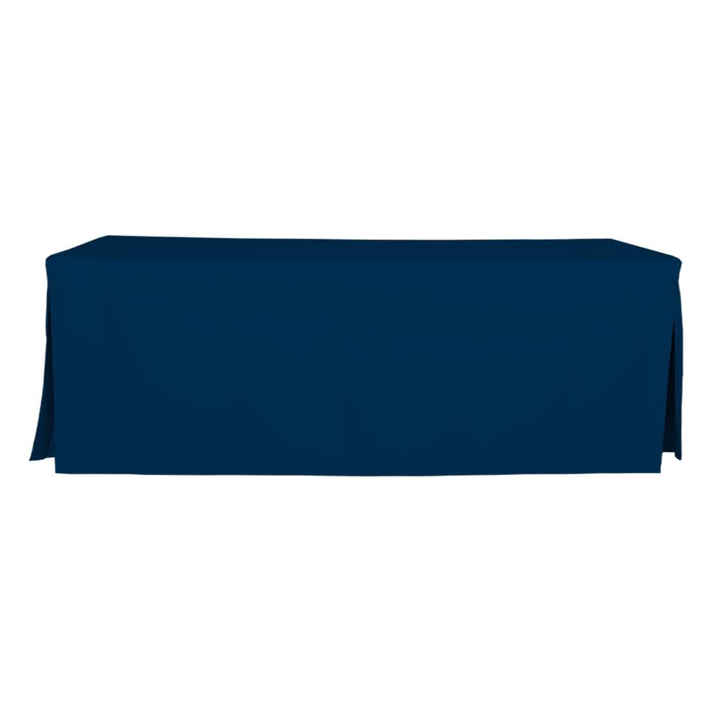 WestPoint Home 028828403650 Tablevogue Solid Colors Table Cover Collection Fitted Indoor/Outdoor Sapphire Table Cover for 8-ft rectangle