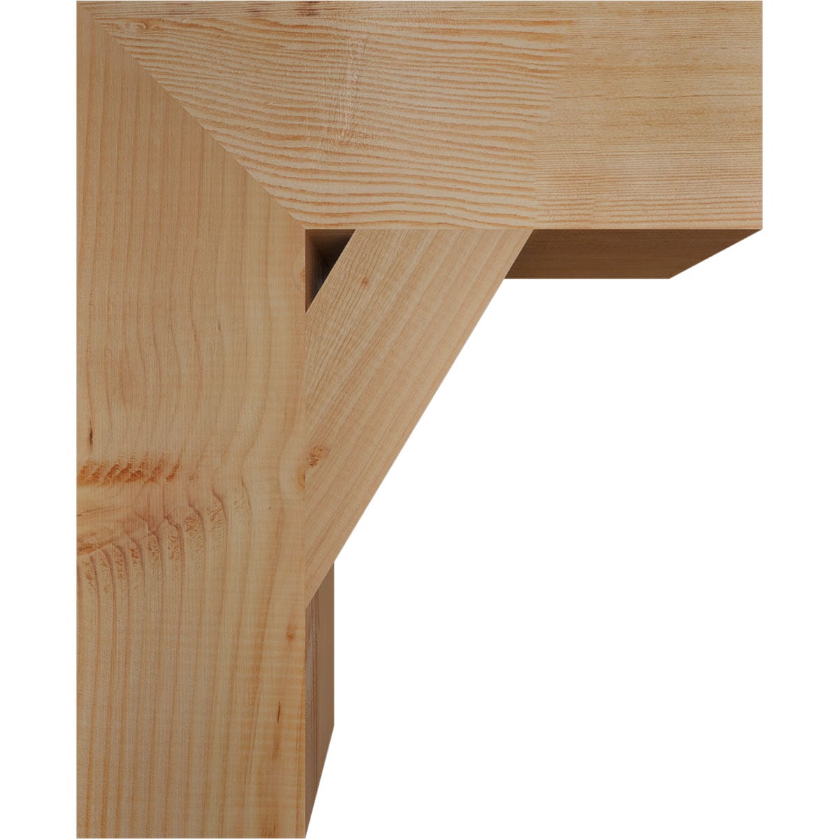Ekena Millwork BKT06X18X22TRA05SDF Exterior-Brackets-Braces - View #3