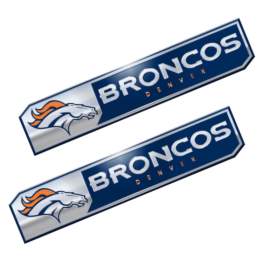 Team ProMark PENF10 Denver Broncos Team Edition 2-Pack Color Emblem