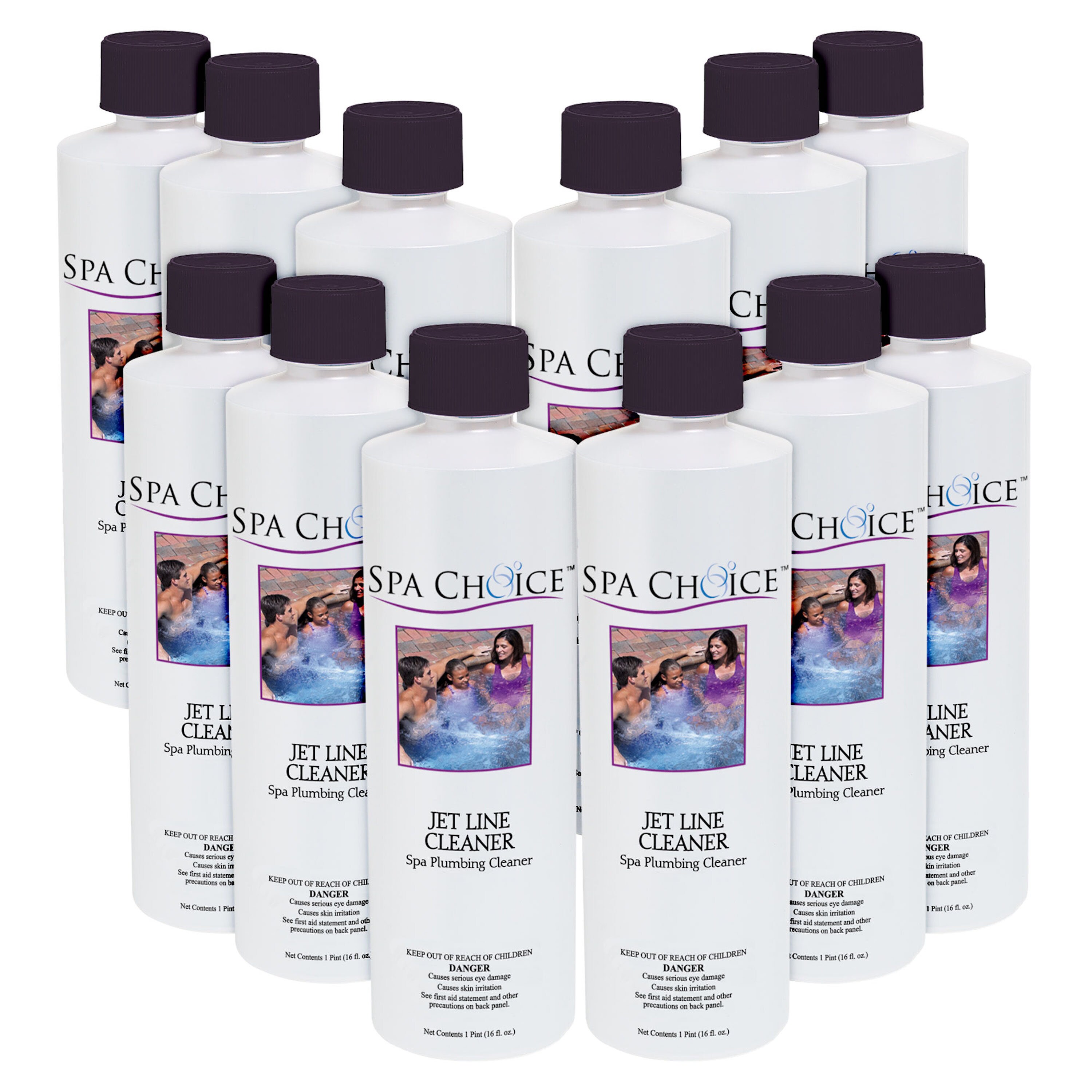 Spa Choice 472-4-4140-12 Jet Line Cleaner, 1-Pint, 12-Pack