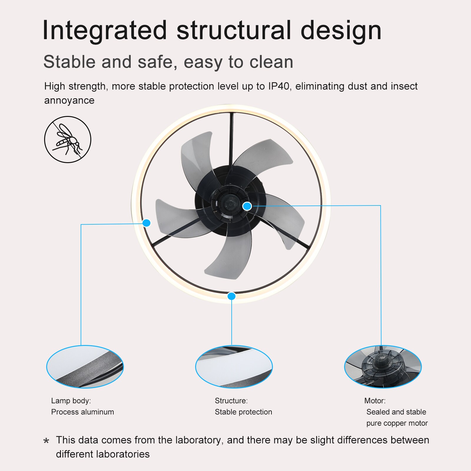 WELLFOR AMAS-C02 Ceiling-Fans - View #4