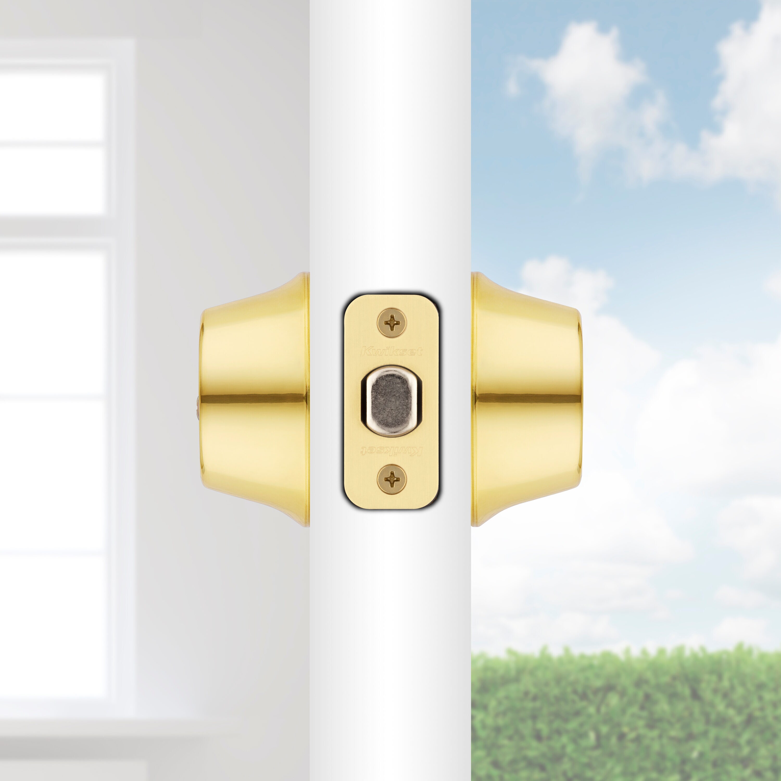 Polished Brass Double Cylinder Deadbolt with SmartKey