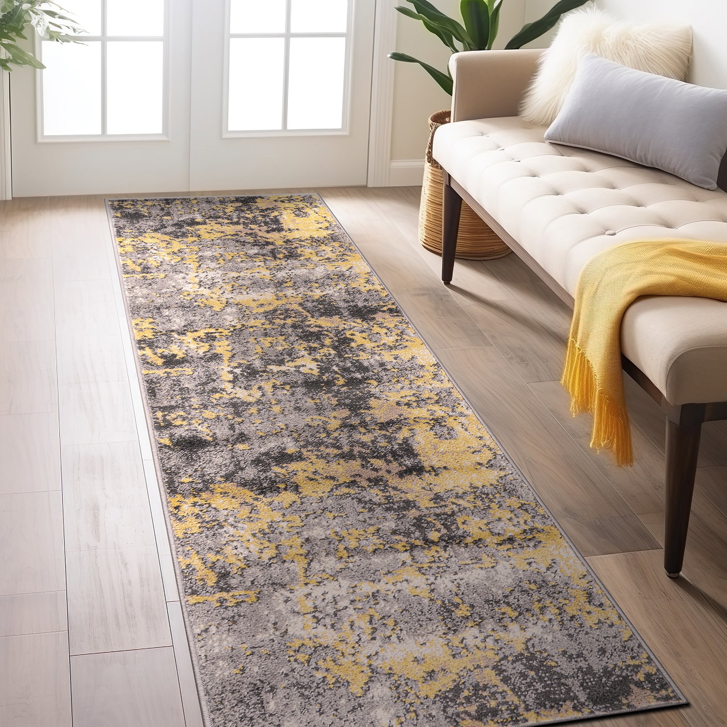 World Rug Gallery 395YELLOW2X7 rugs - View #2