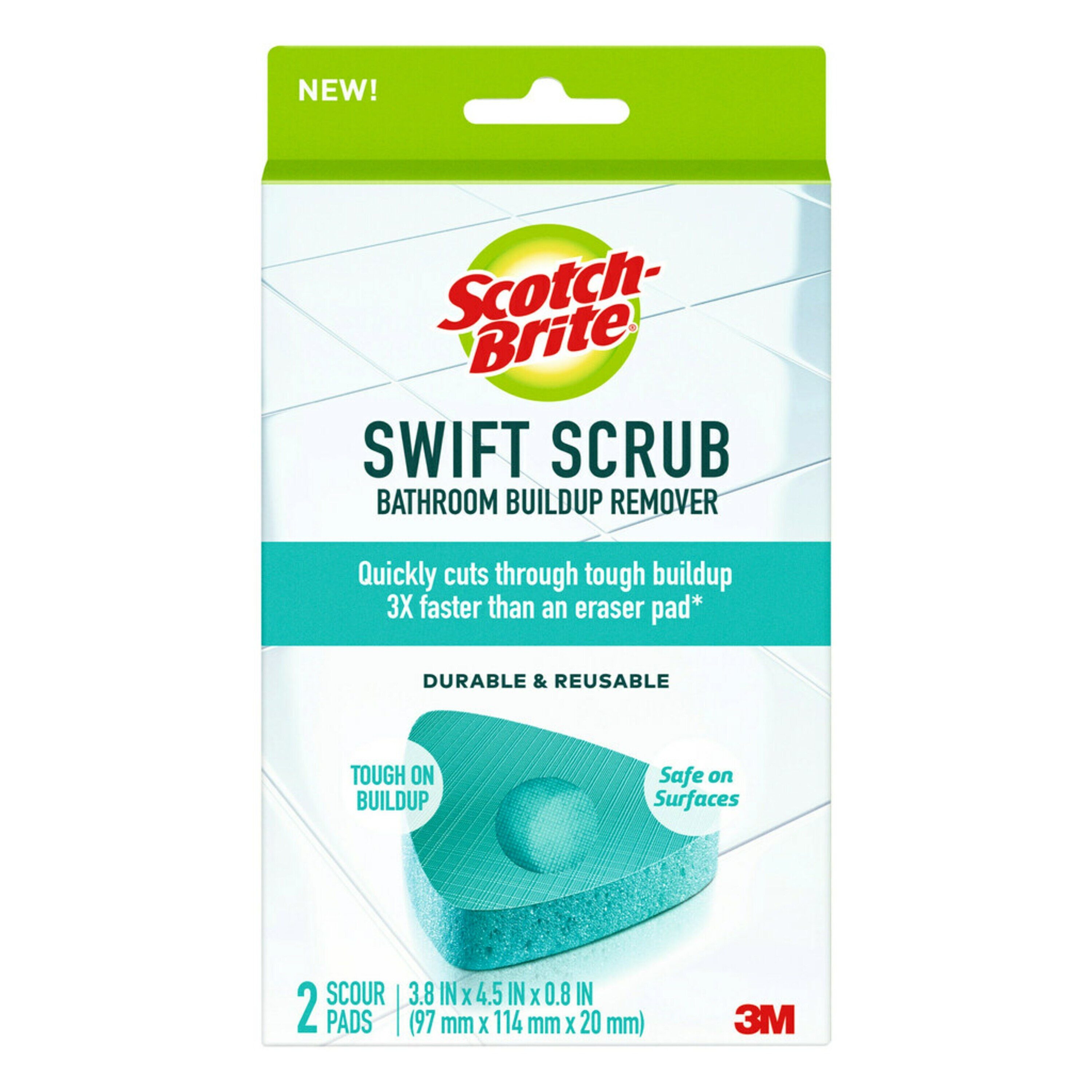 Scotch-Brite Bathroom Buildup Remover 2-Pack 2-Count Pads Multipurpose ...