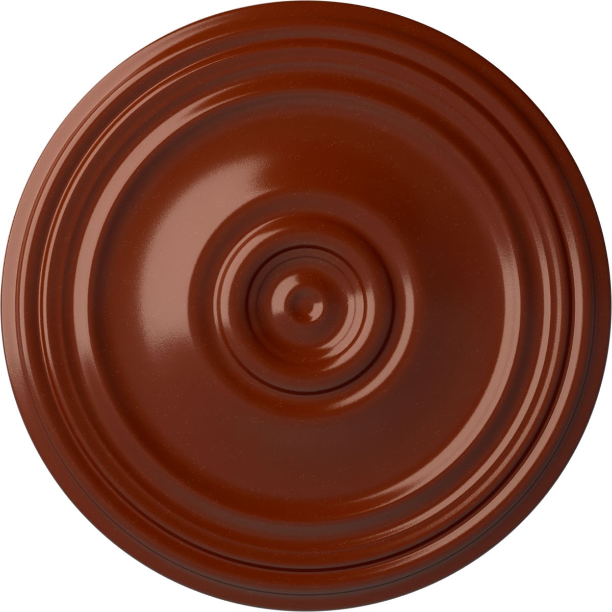 Ekena Millwork CM21REFIF Reece 21-in W x 21-in L Painted Firebrick Polyurethane Whole Ceiling Medallion
