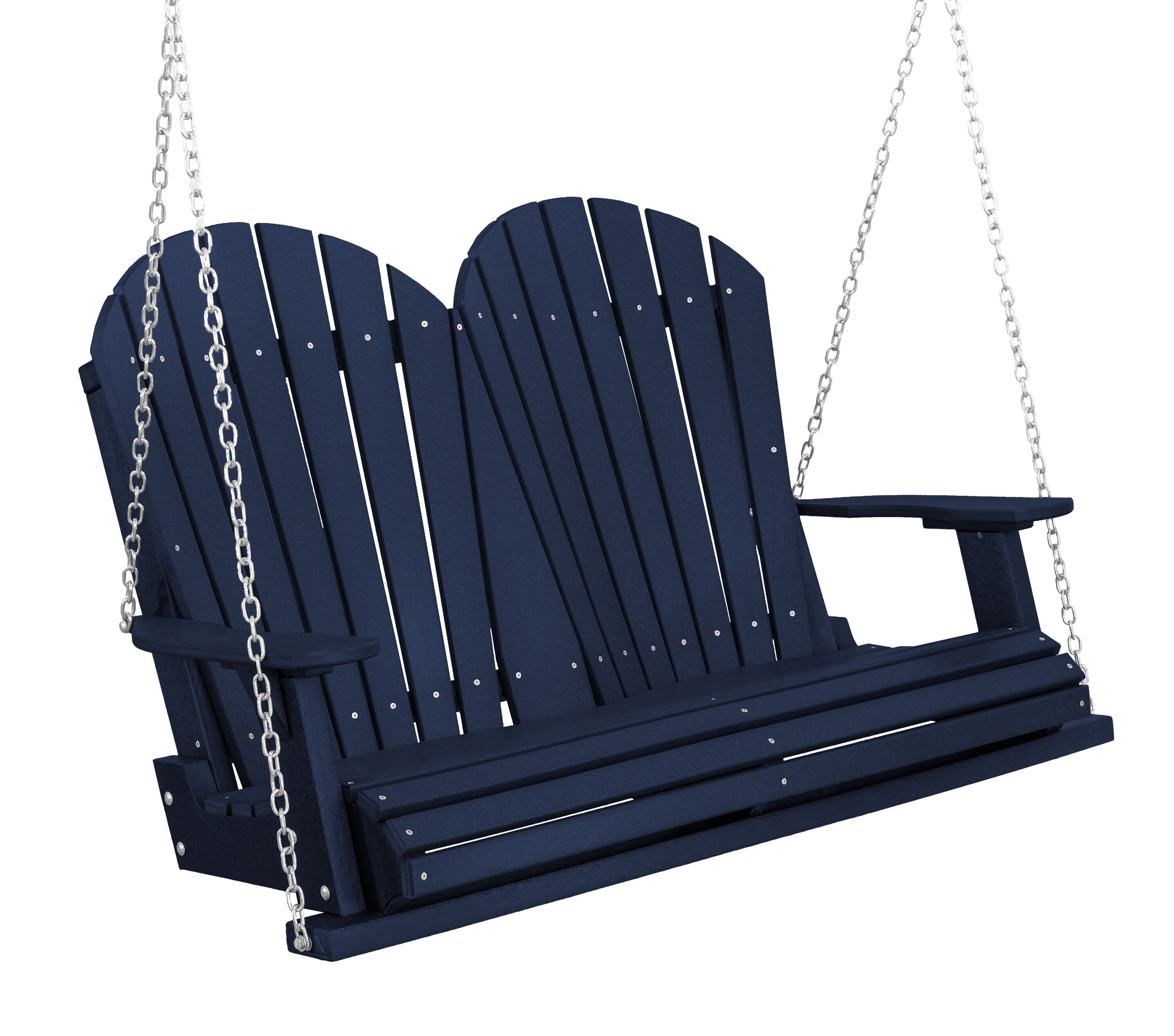 Patriot Blue 2-Person Recycled Plastic Porch Swing