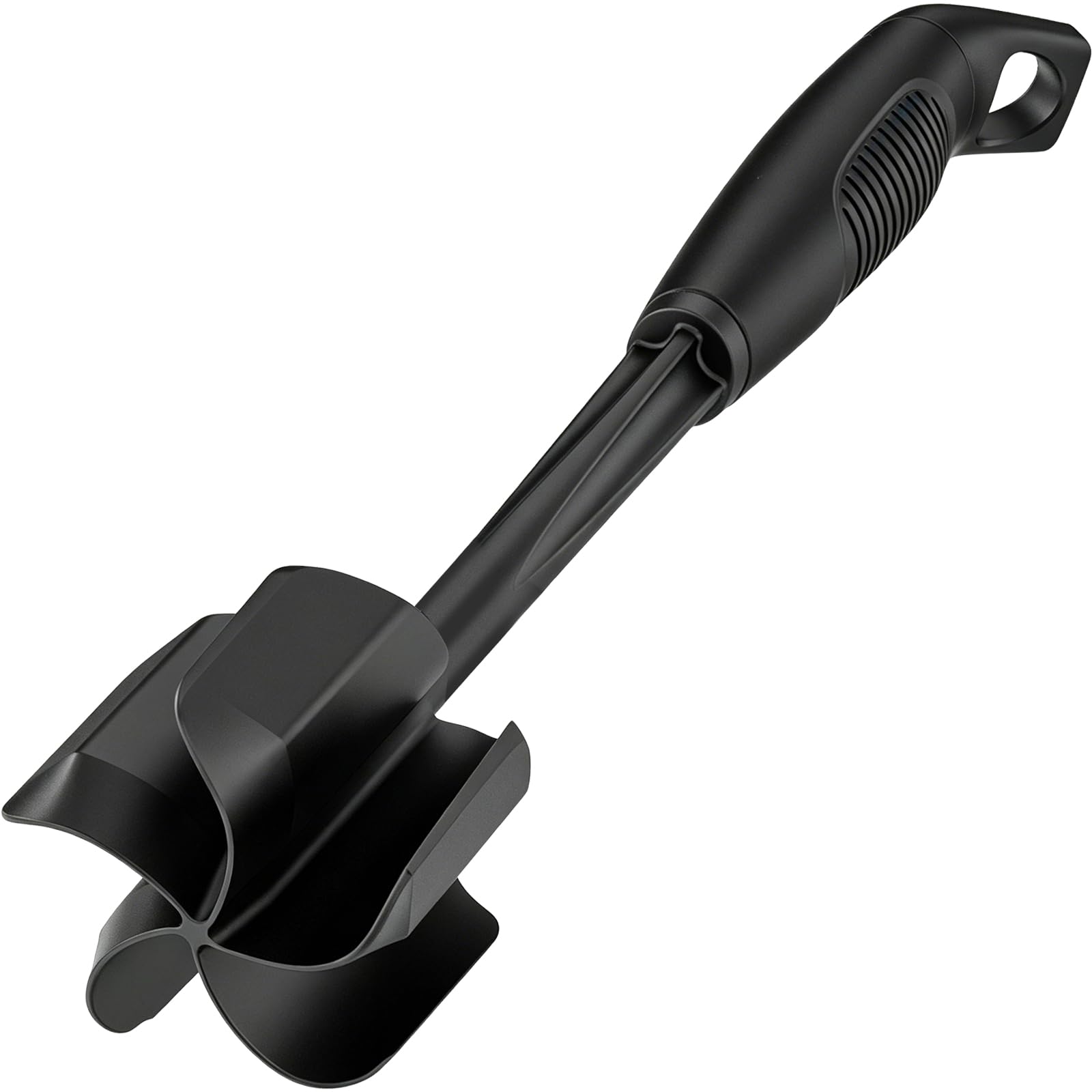Aoibox  Nylon 5 Curved Blade Non Stick Heat Resistant Meat Chopper and Potato Masher for Ground Beef Hamburger