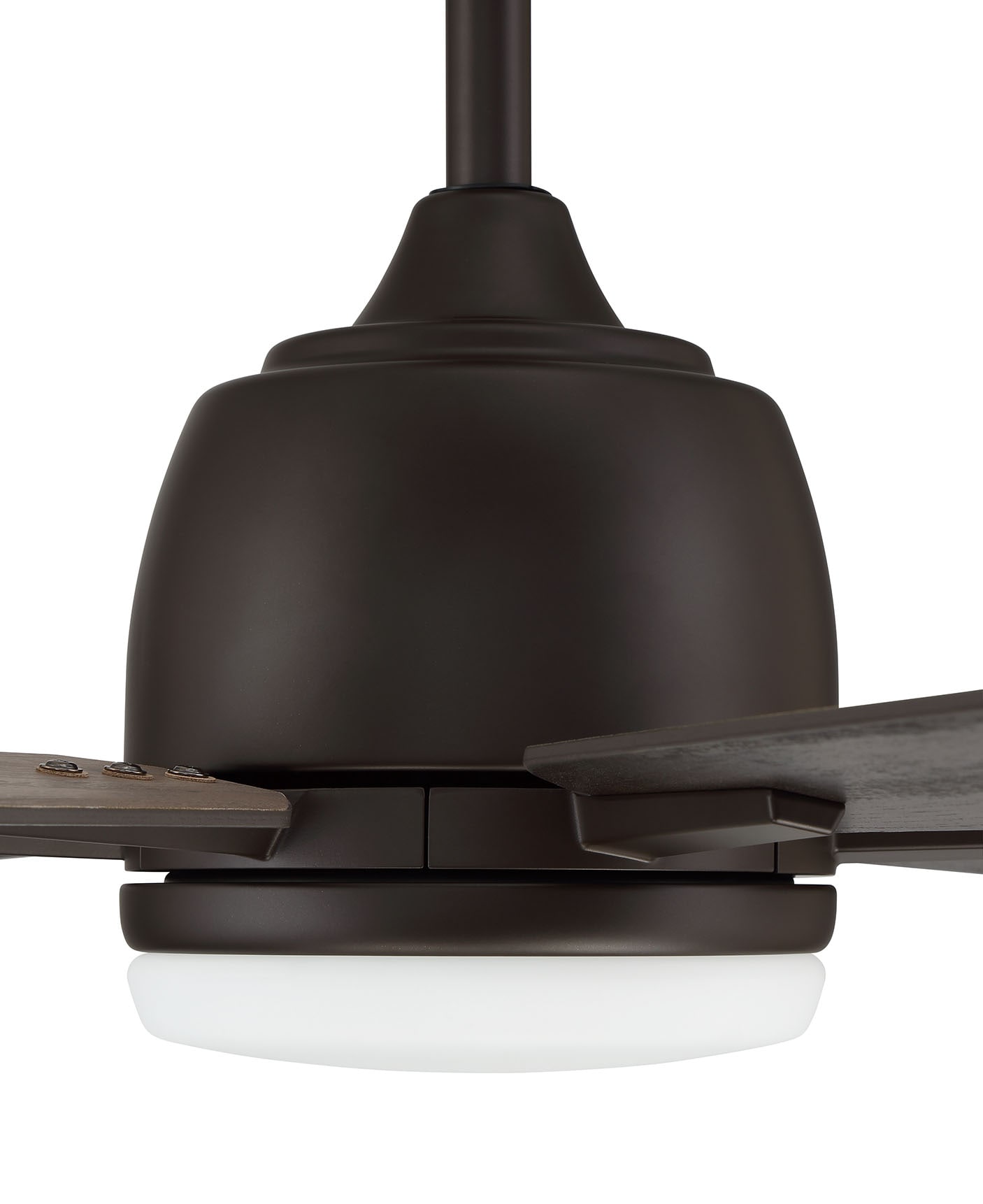 Harbor Breeze Bradbury 60in Bronze with Hickory/Walnut Blades