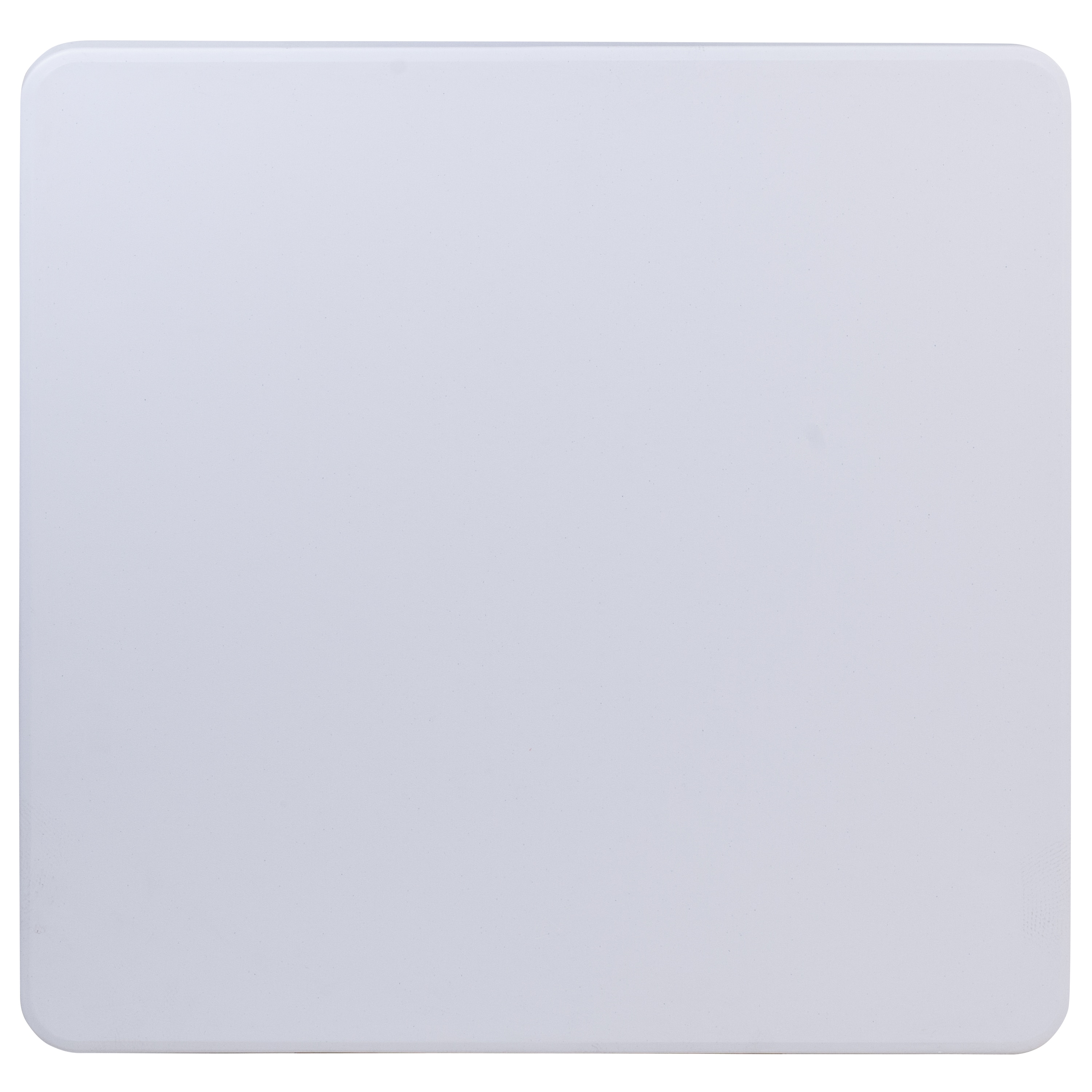 Granite White Square Plastic Folding Table with Gray Metal Frame