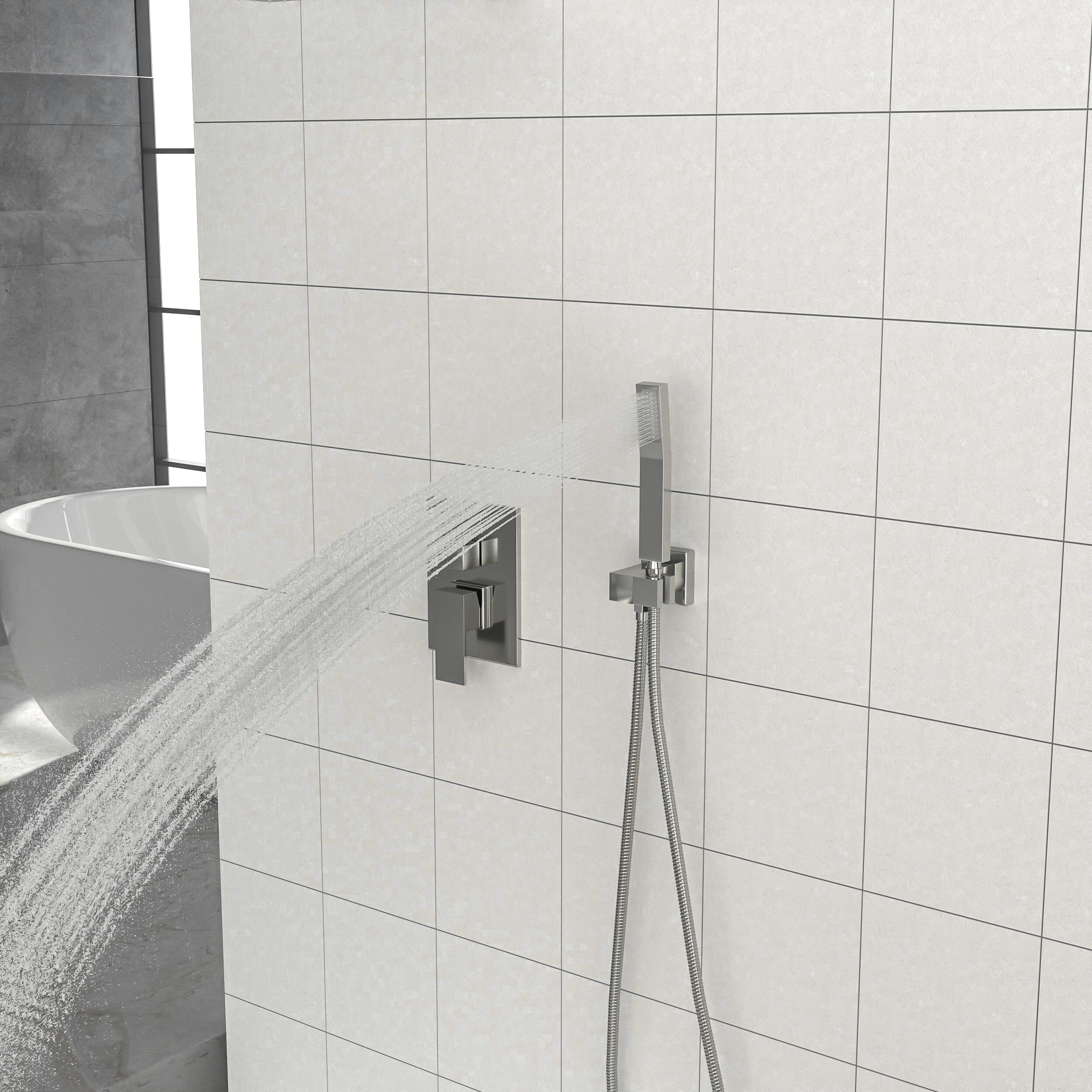 SILJOY W124381742 Showerhead-Bar-Panels - View #3