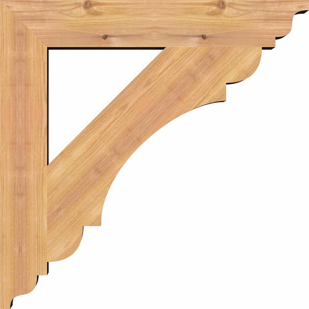 Ekena Millwork BKT04X24X24OLY01SWR Exterior-Brackets-Braces - View #3