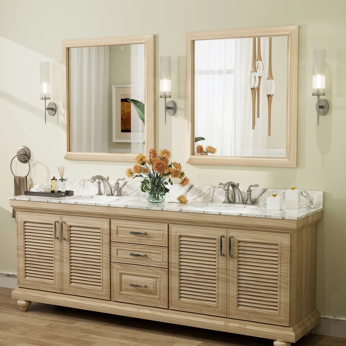 YQP YQP-D-RA9080-MQ Framed-Bath-Mirrors - View #3