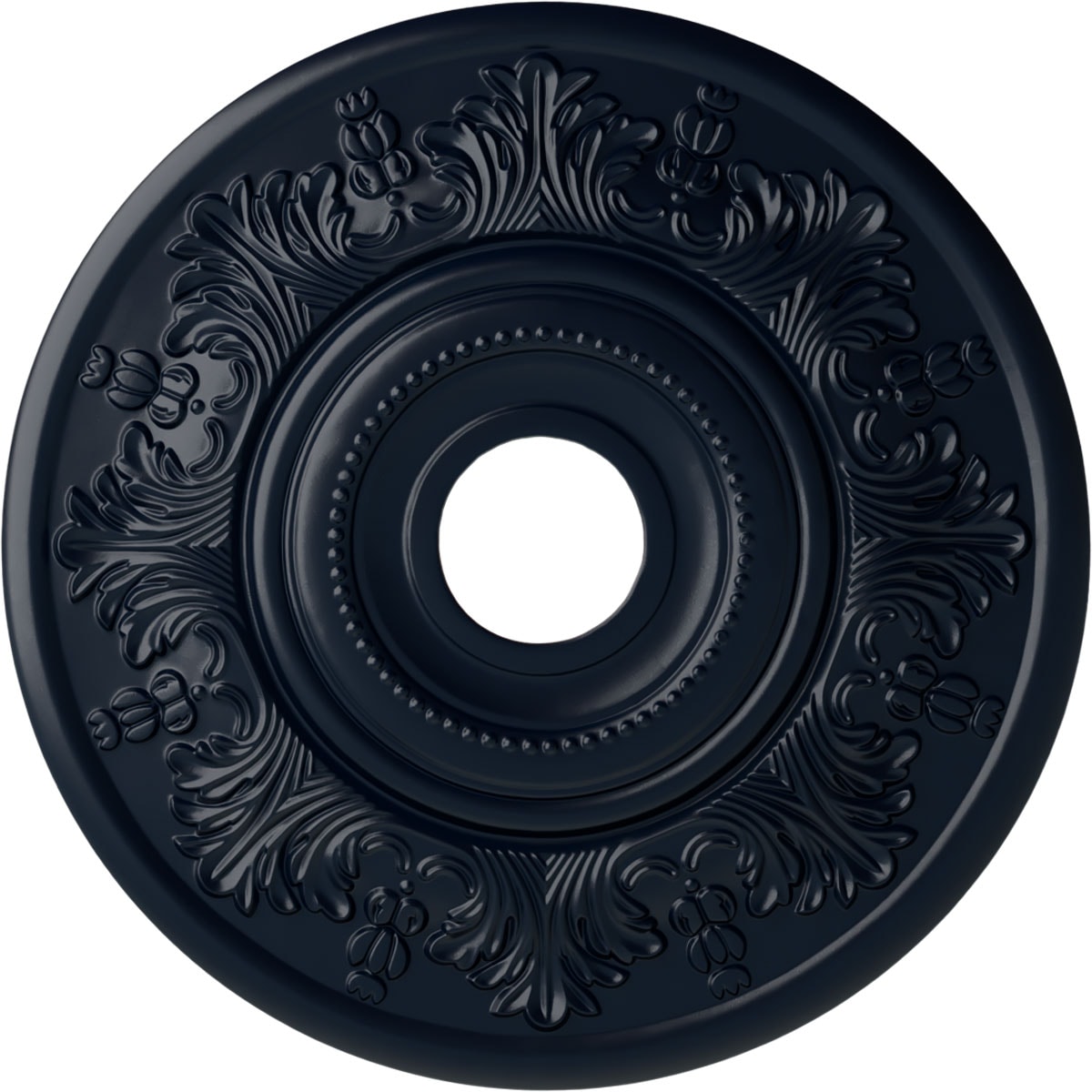 Ekena Millwork CM20VIMDF Vienna 20-in W x 20-in L Painted Midnight Dream Polyurethane Whole Ceiling Medallion